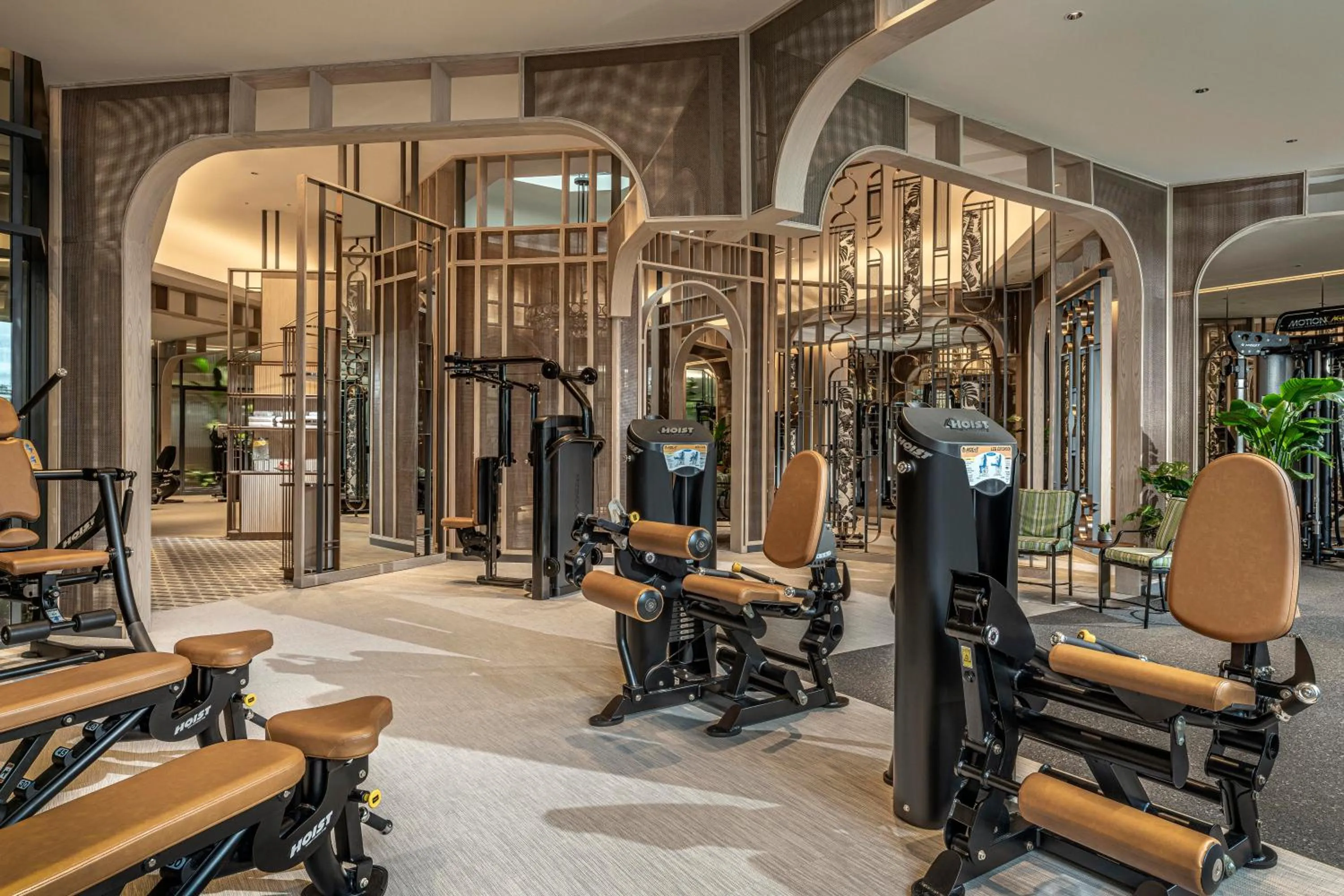 Fitness centre/facilities in Four Seasons Hotel Singapore