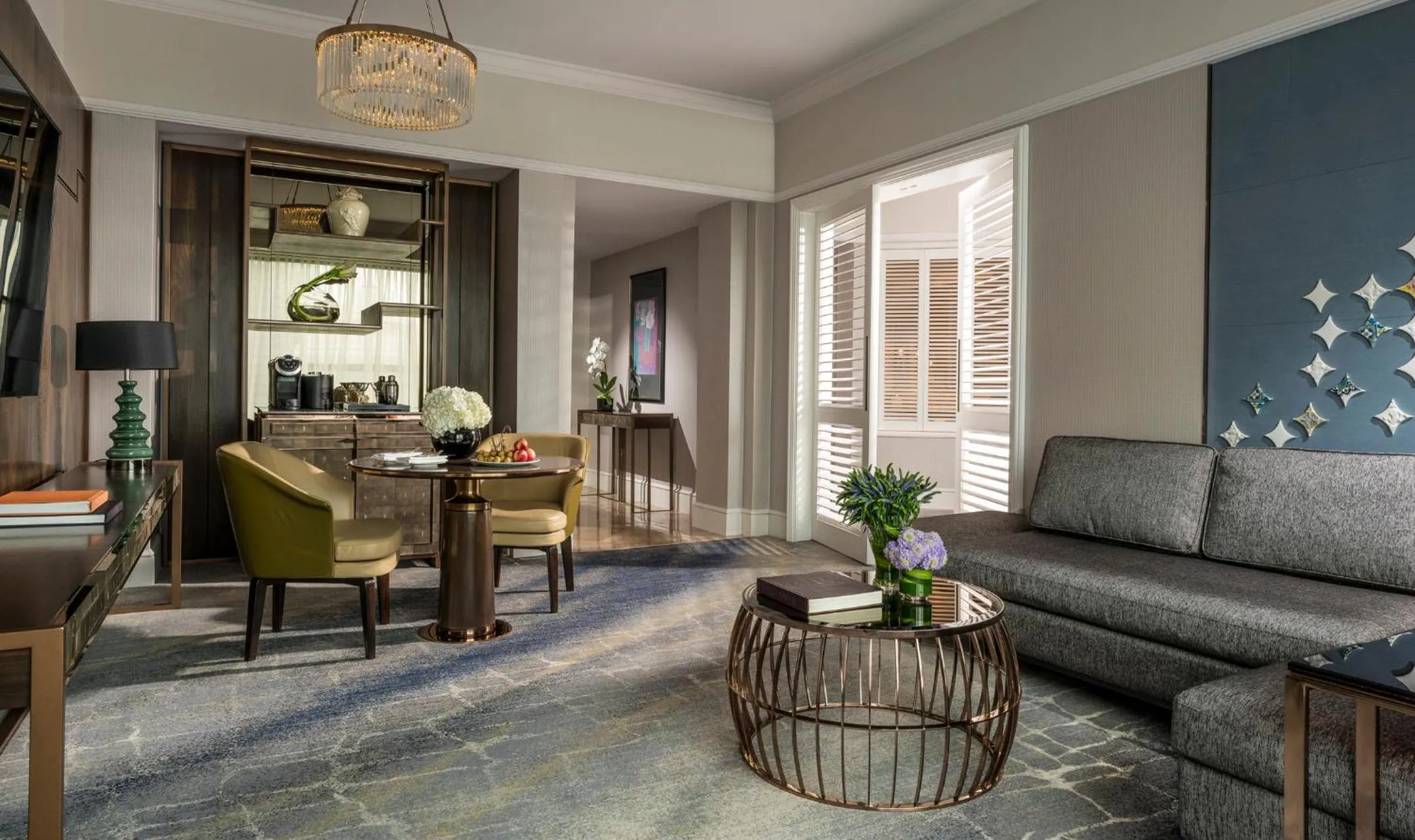 Seating area in Four Seasons Hotel Singapore