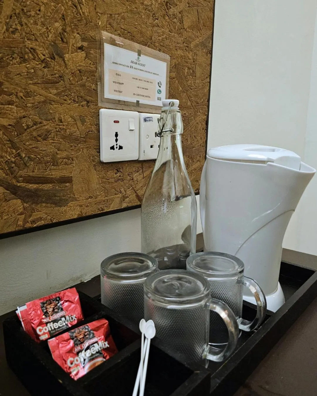 Food and drinks in De Greenish Village Langkawi