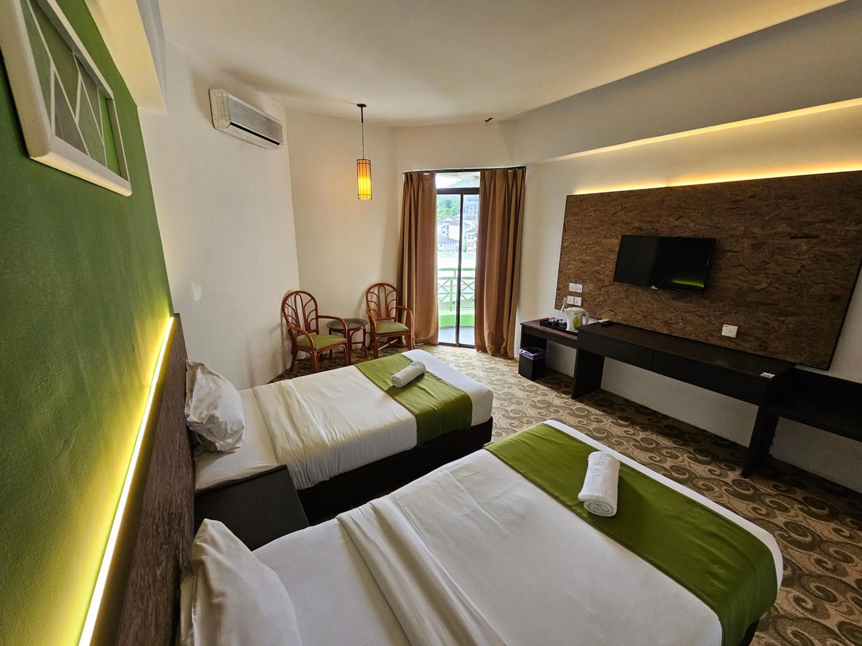 Bed in De Greenish Village Langkawi