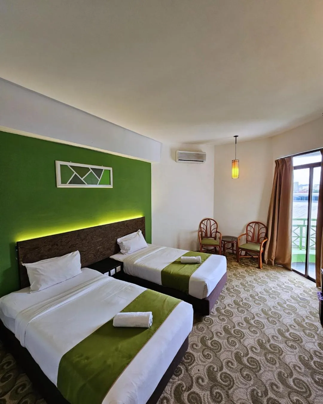 Bed in De Greenish Village Langkawi