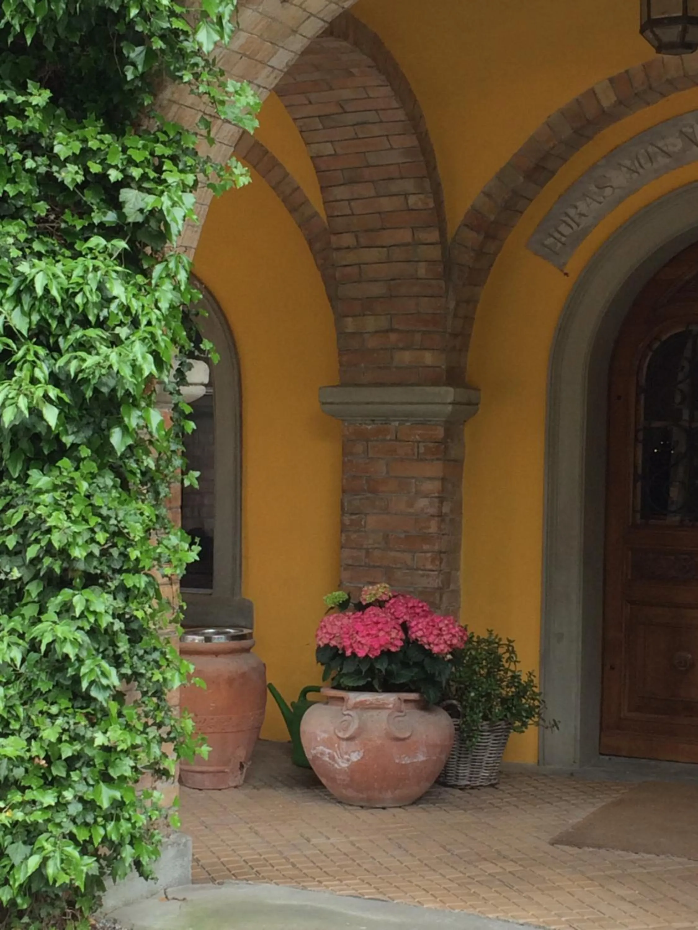 Facade/entrance in Schloss Brunnegg