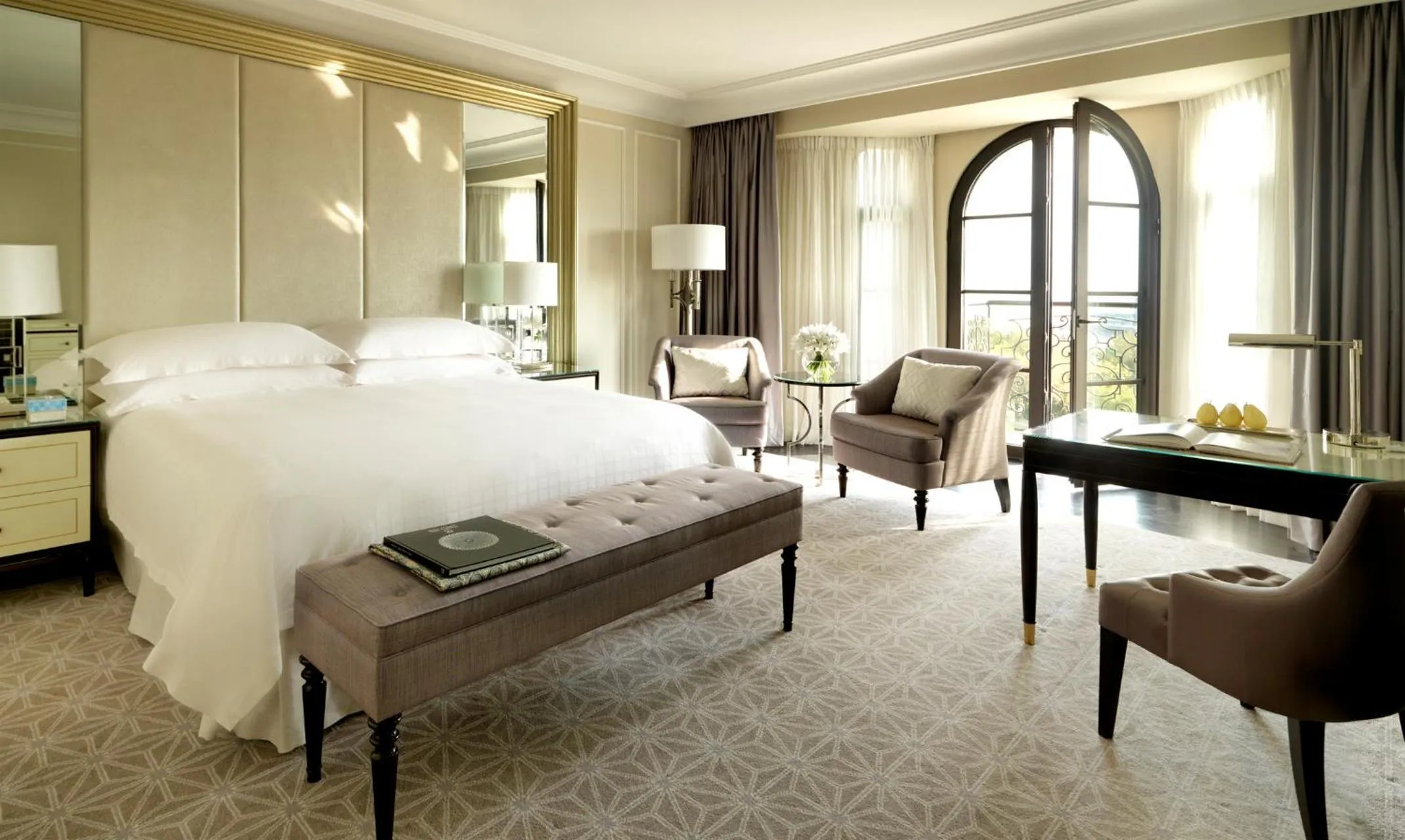 Bed in Four Seasons Hotel Baku