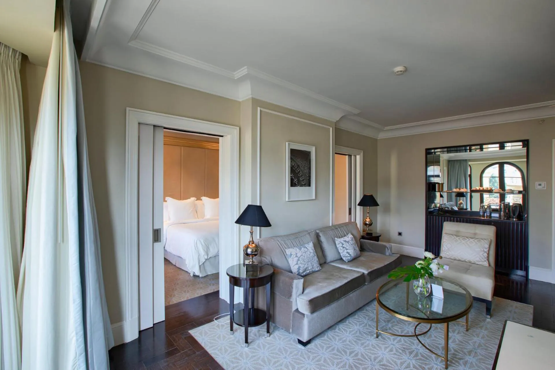 Bed in Four Seasons Hotel Baku