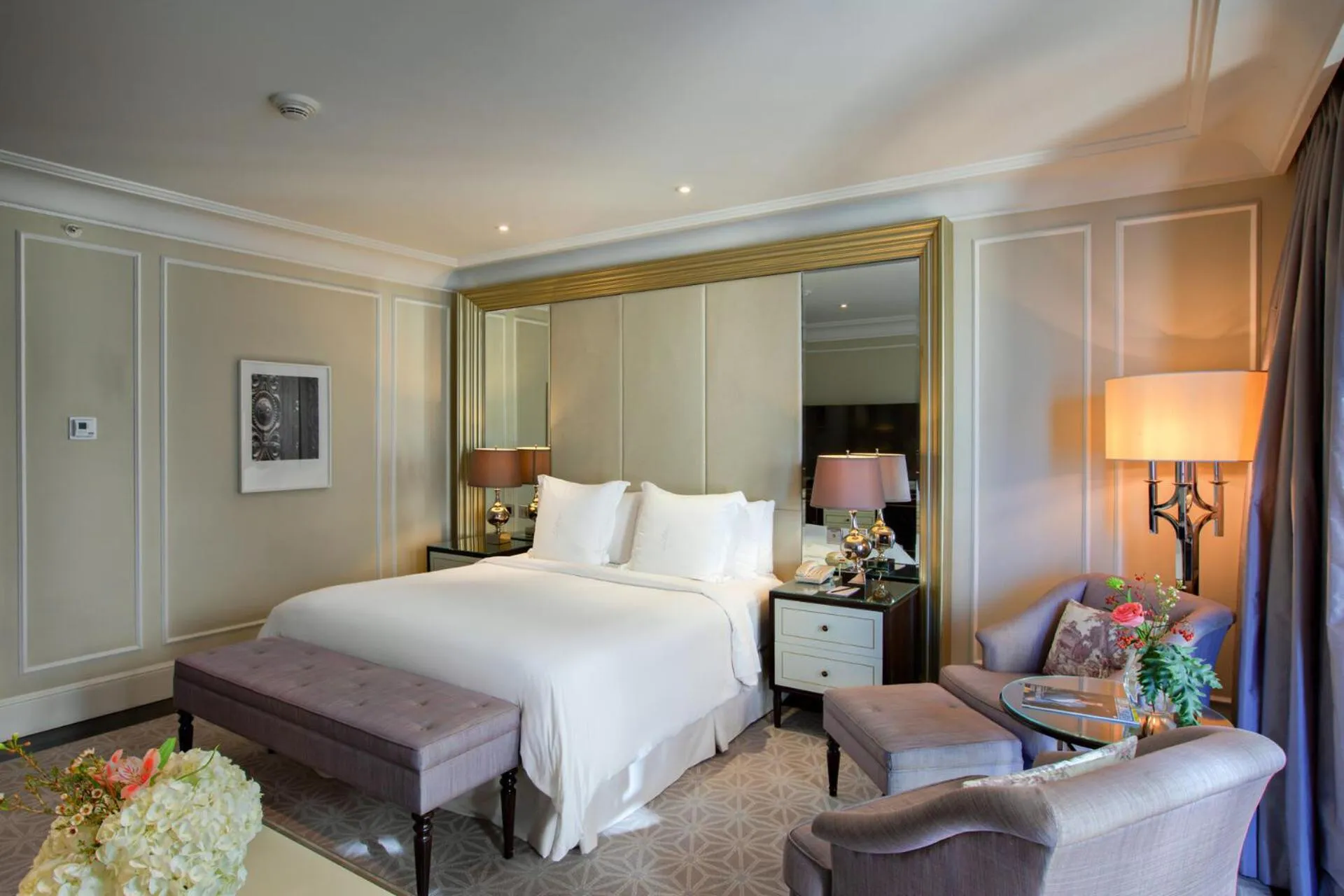 Bed in Four Seasons Hotel Baku