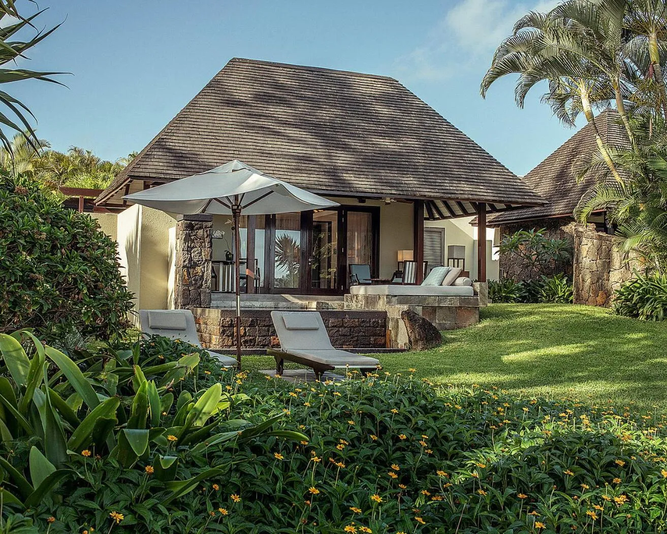 Garden in Four Seasons Resort Mauritius at Anahita