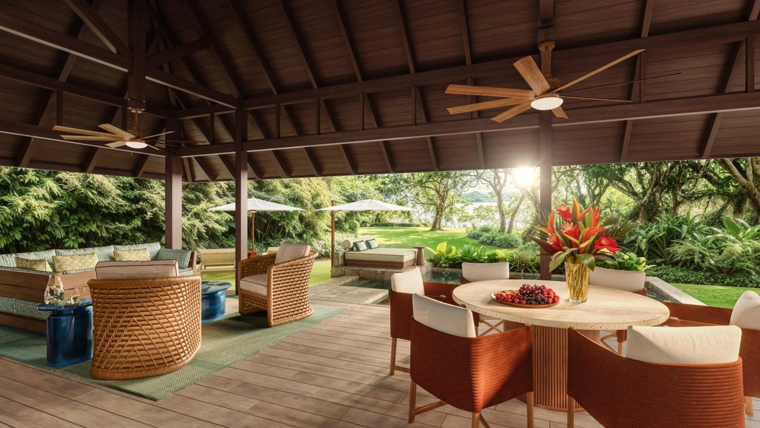 Balcony/Terrace in Four Seasons Resort Mauritius at Anahita