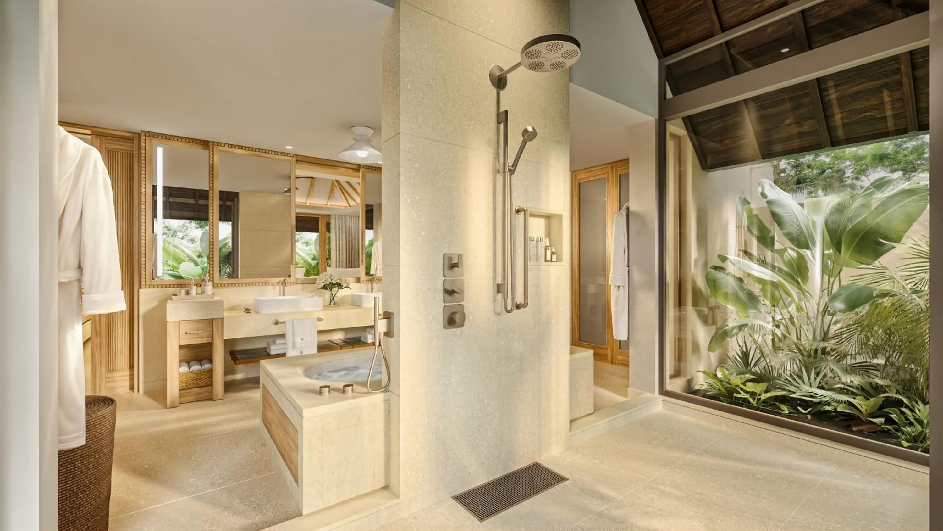 Bathroom in Four Seasons Resort Mauritius at Anahita