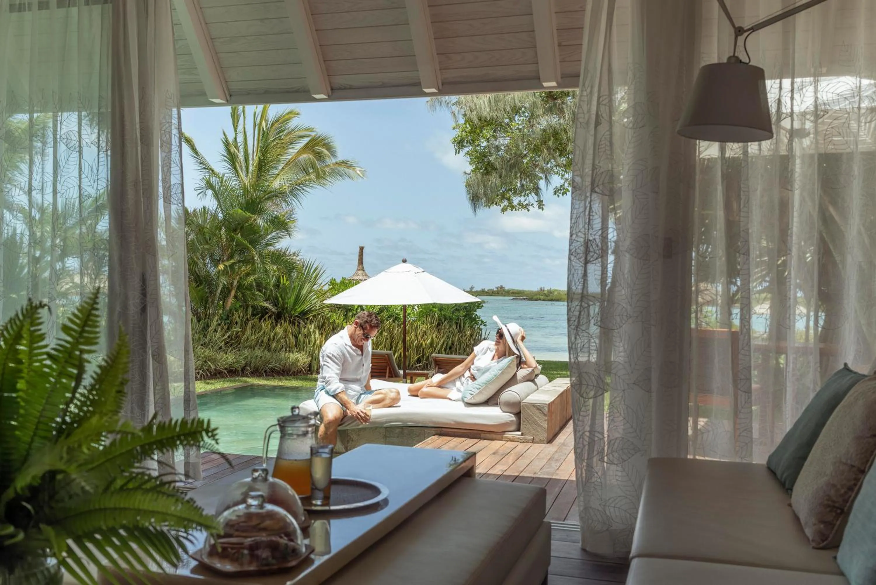 Balcony/Terrace in Four Seasons Resort Mauritius at Anahita