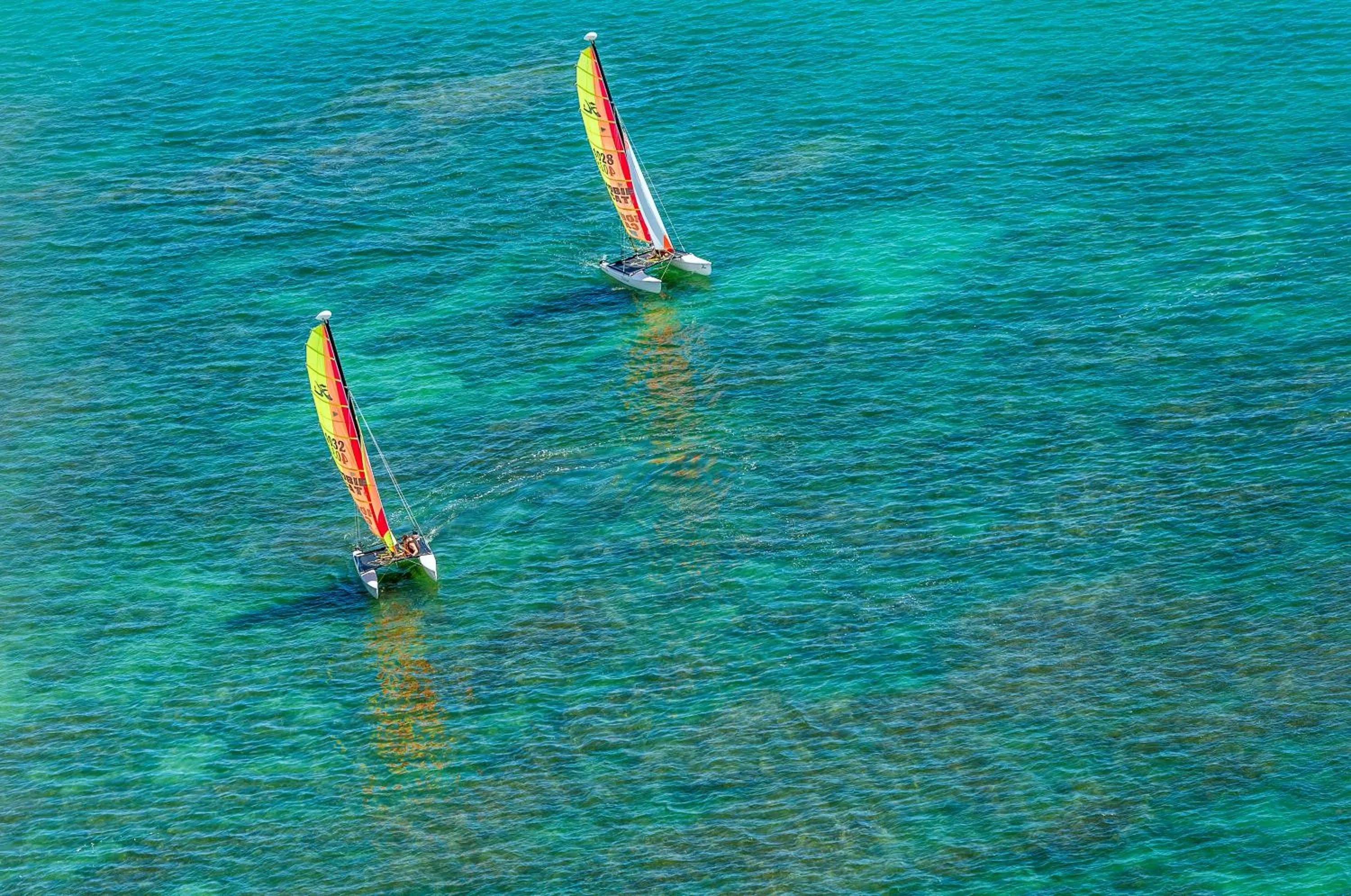 Bird's eye view in Four Seasons Resort Mauritius at Anahita