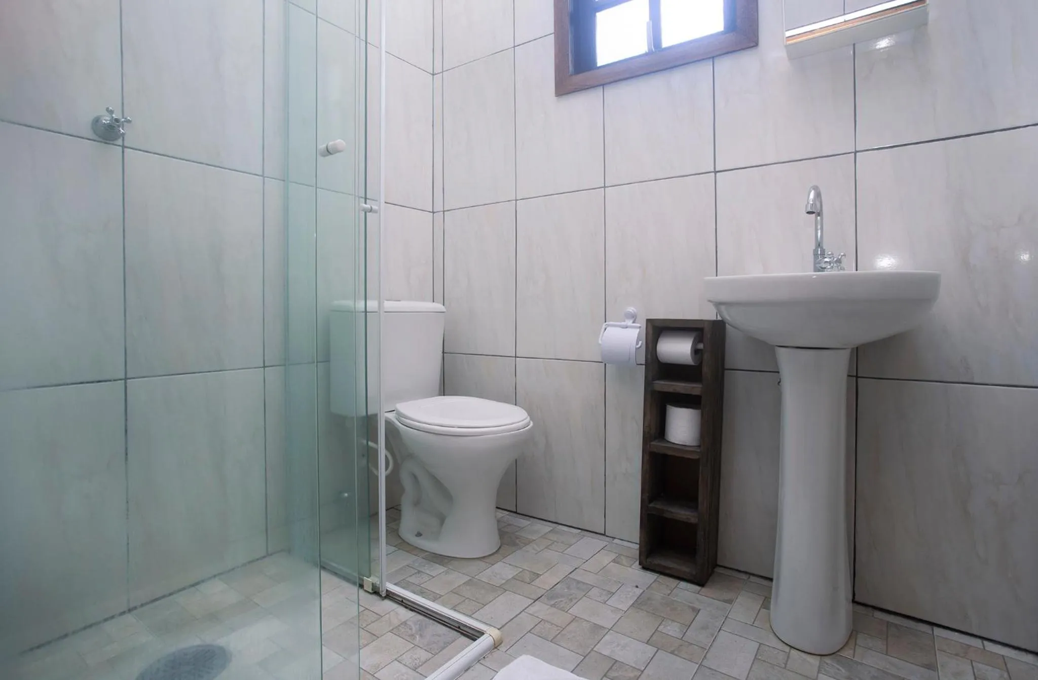 Bathroom in Pousada Castelinho