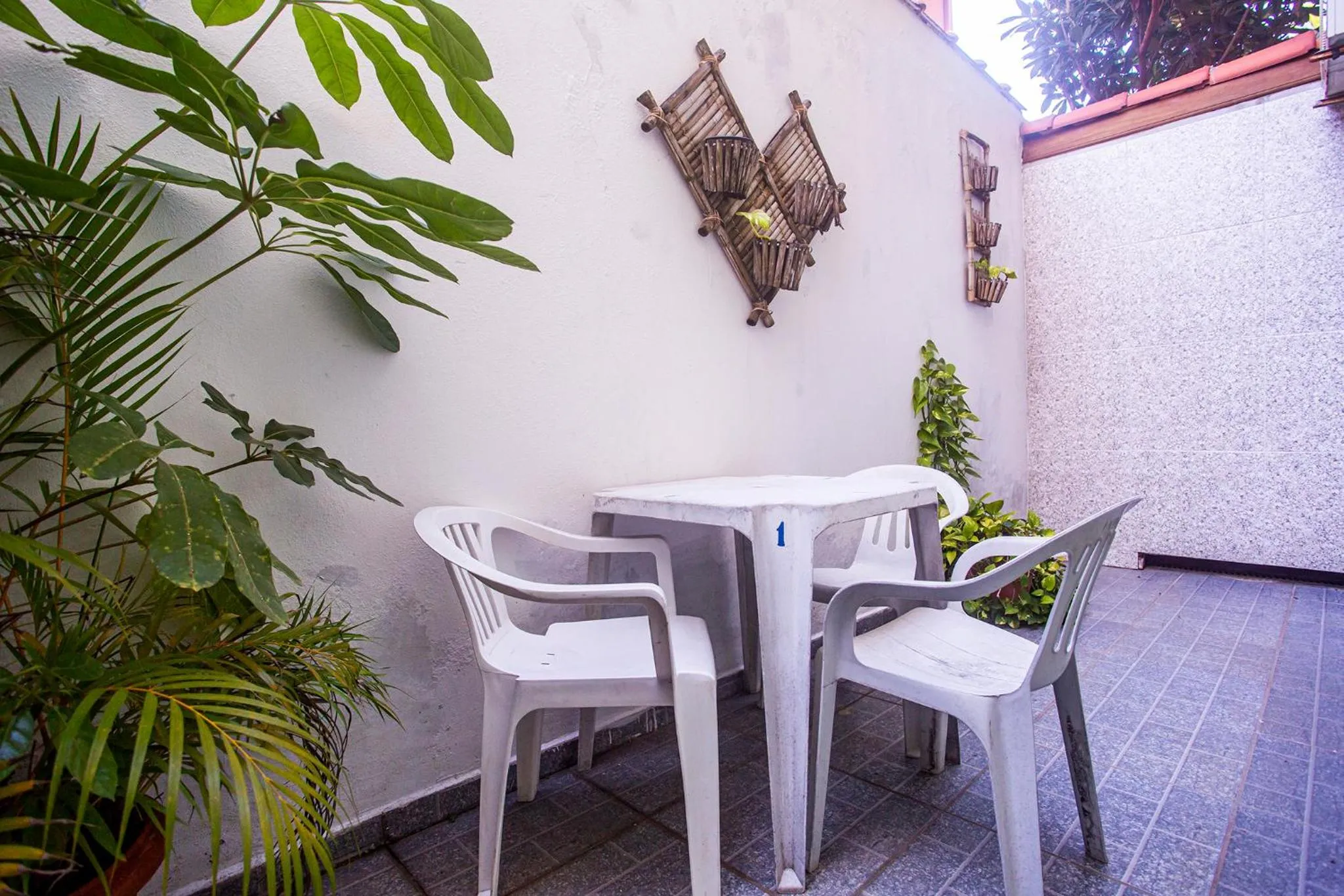 Patio in Pousada Castelinho