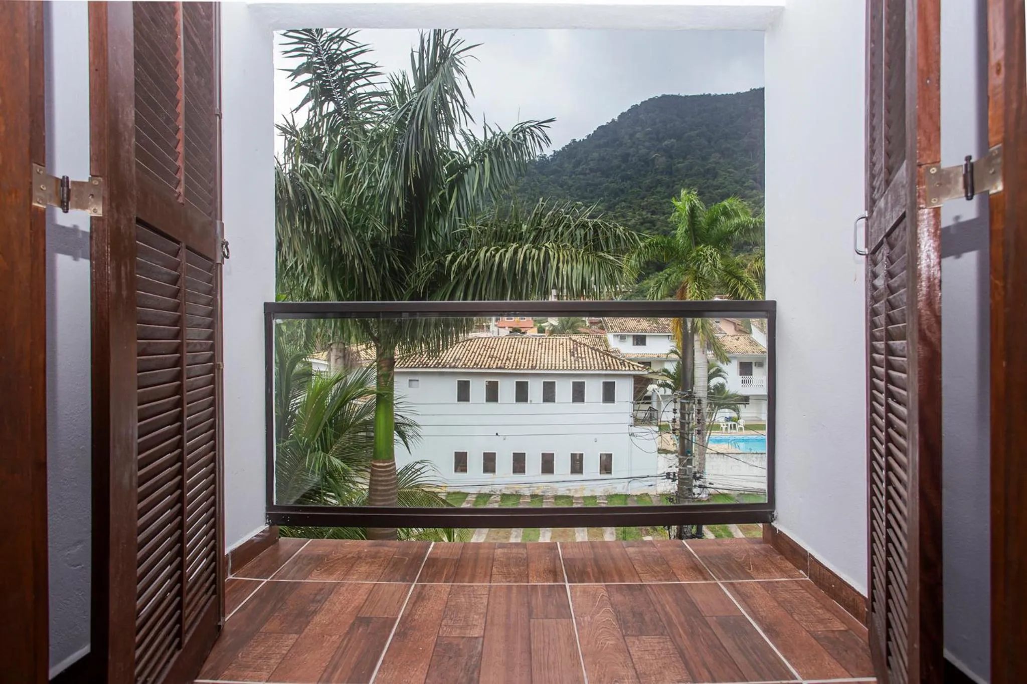 Balcony/Terrace in Pousada Castelinho