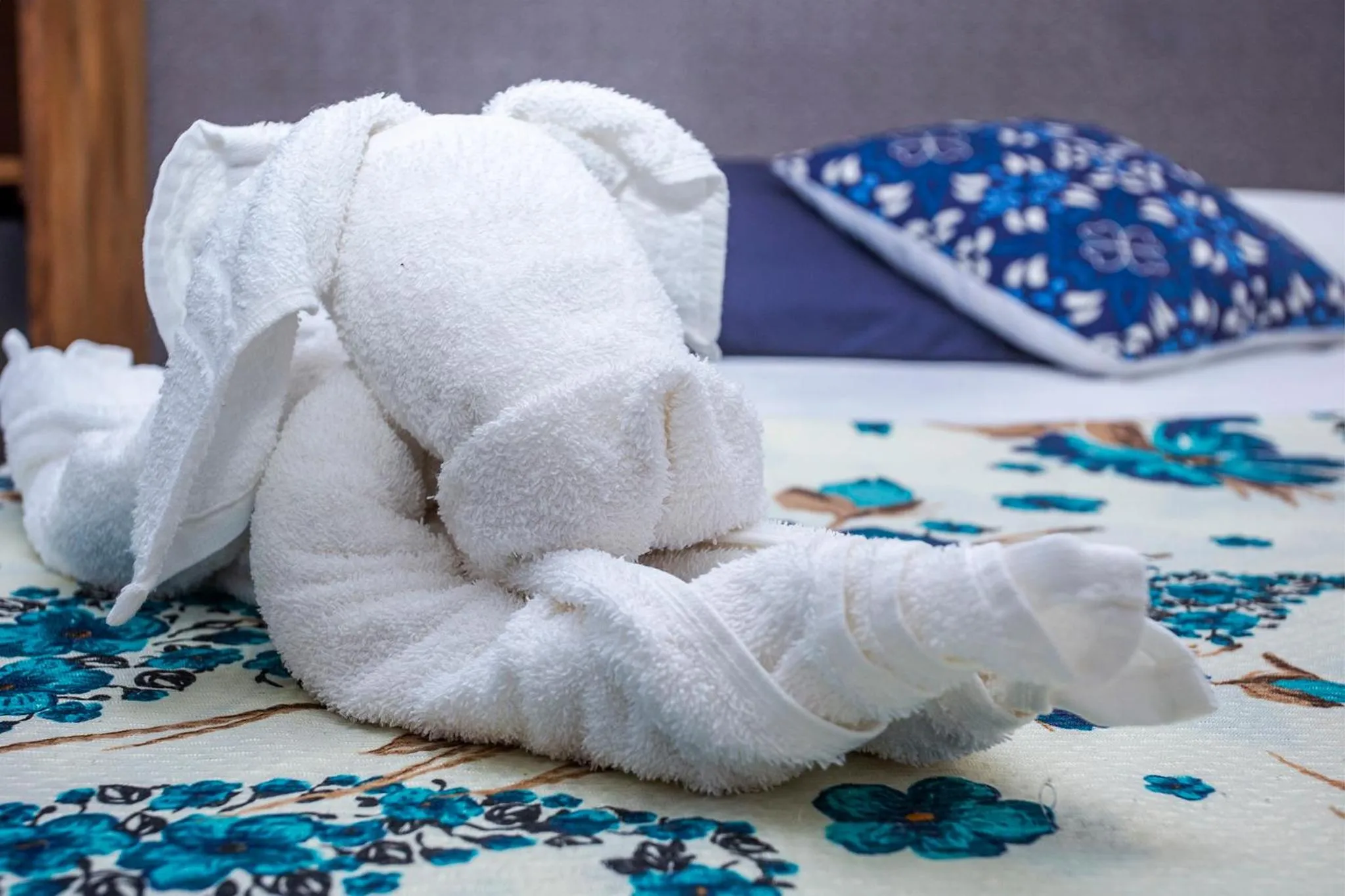 Bed in Pousada Castelinho