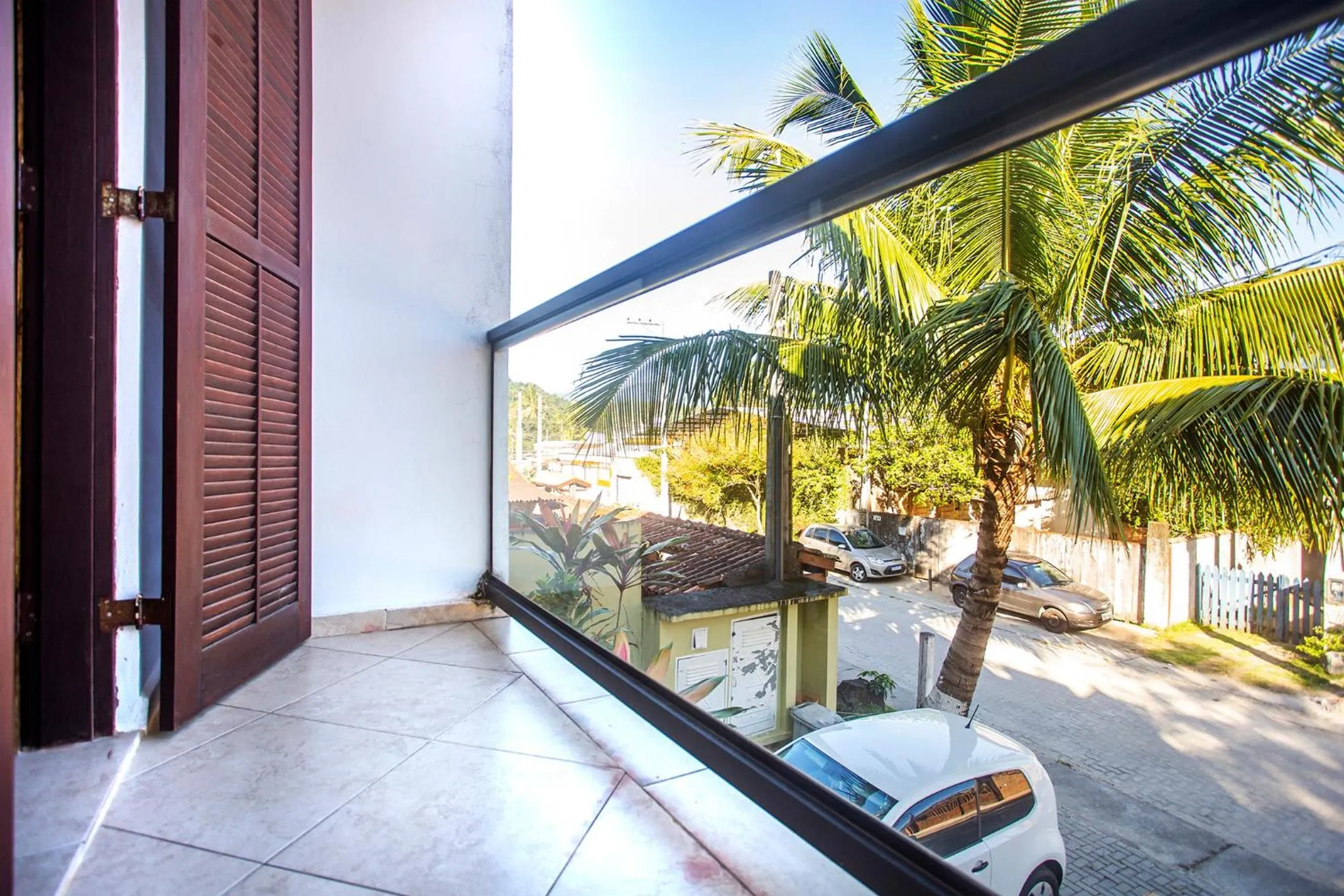 Balcony/Terrace in Pousada Castelinho