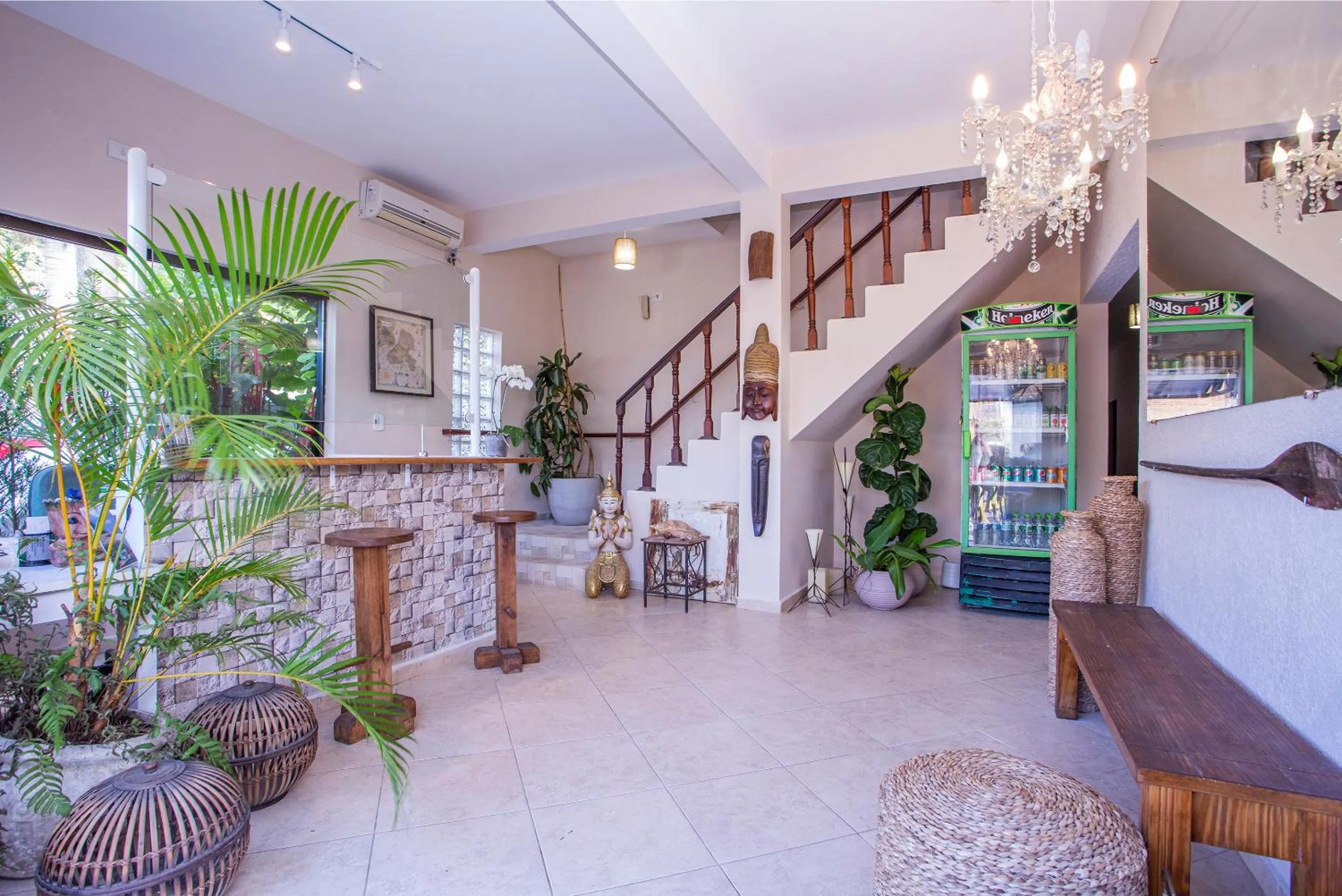 Lobby or reception in Pousada Castelinho