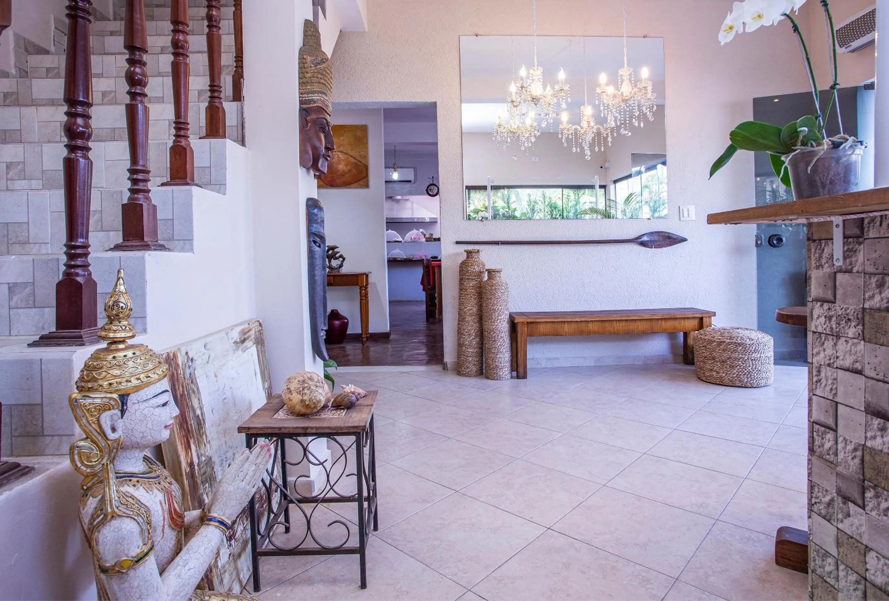 Lobby or reception in Pousada Castelinho