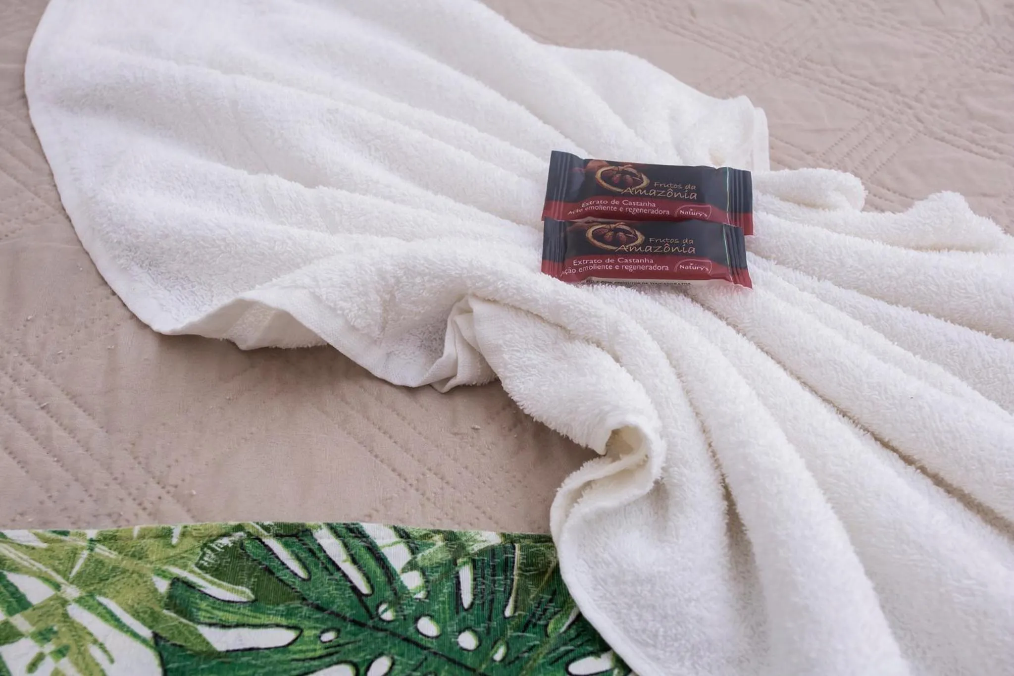 Bed in Pousada Castelinho