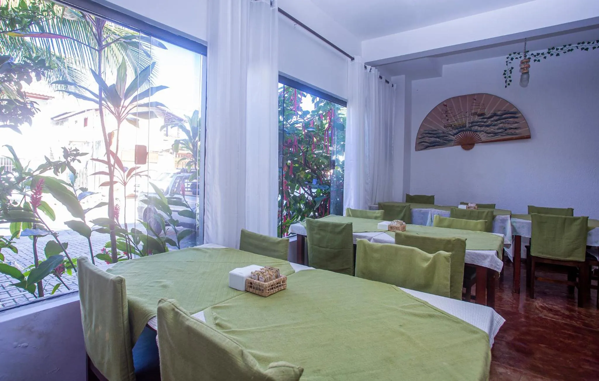 Dining area in Pousada Castelinho