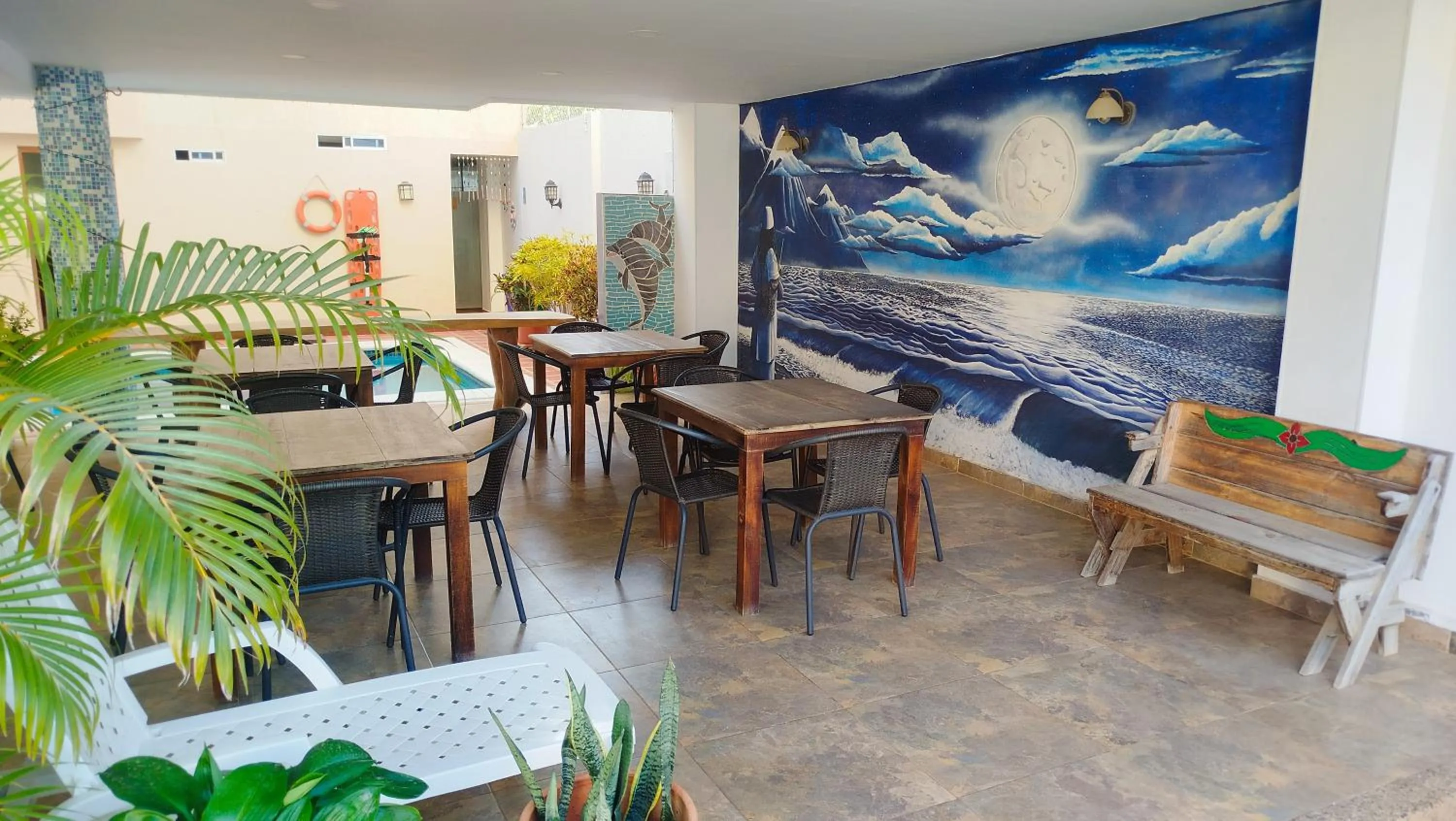 Living room in Casa Luna Hotel