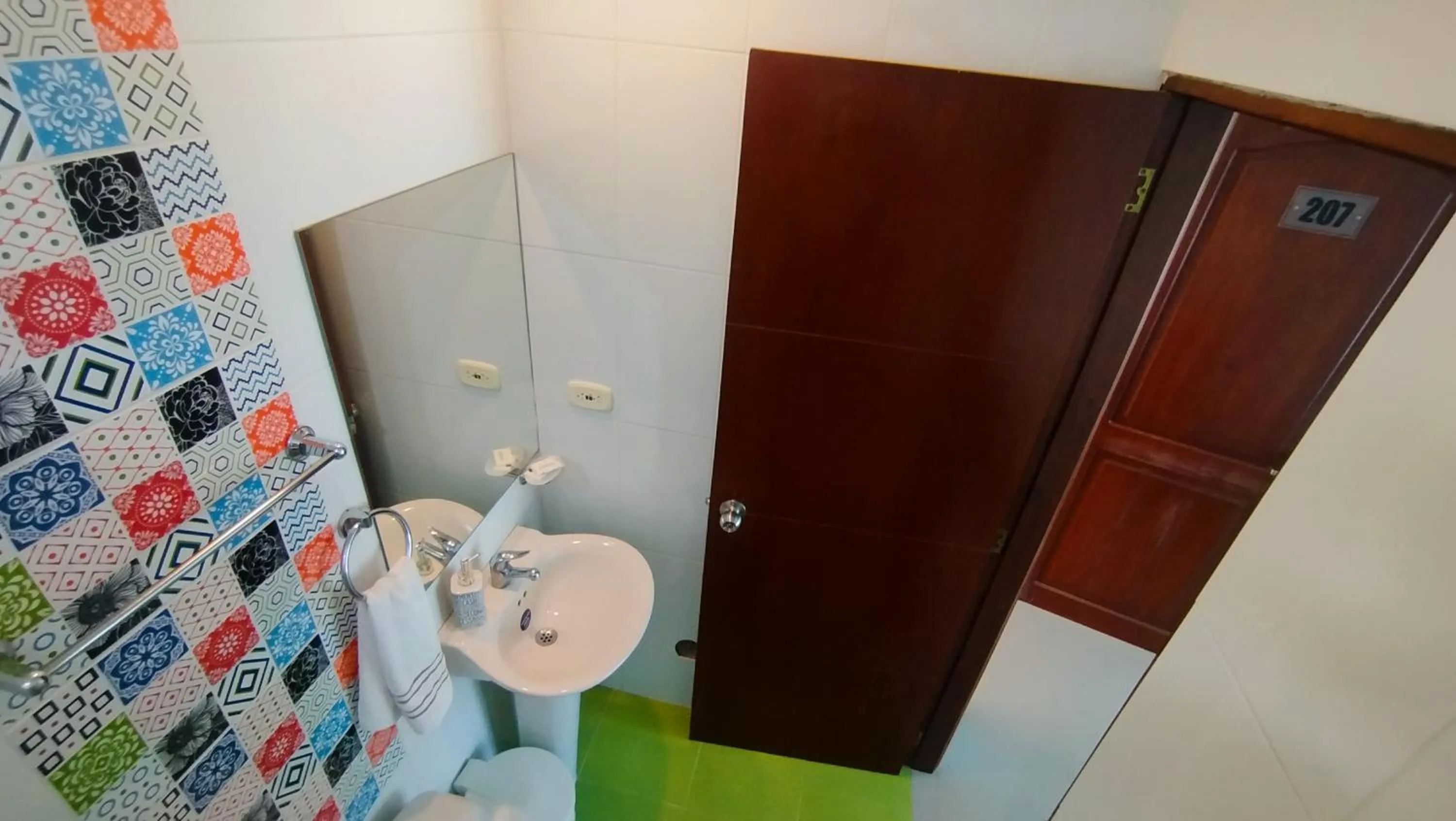 Toilet in Casa Luna Hotel