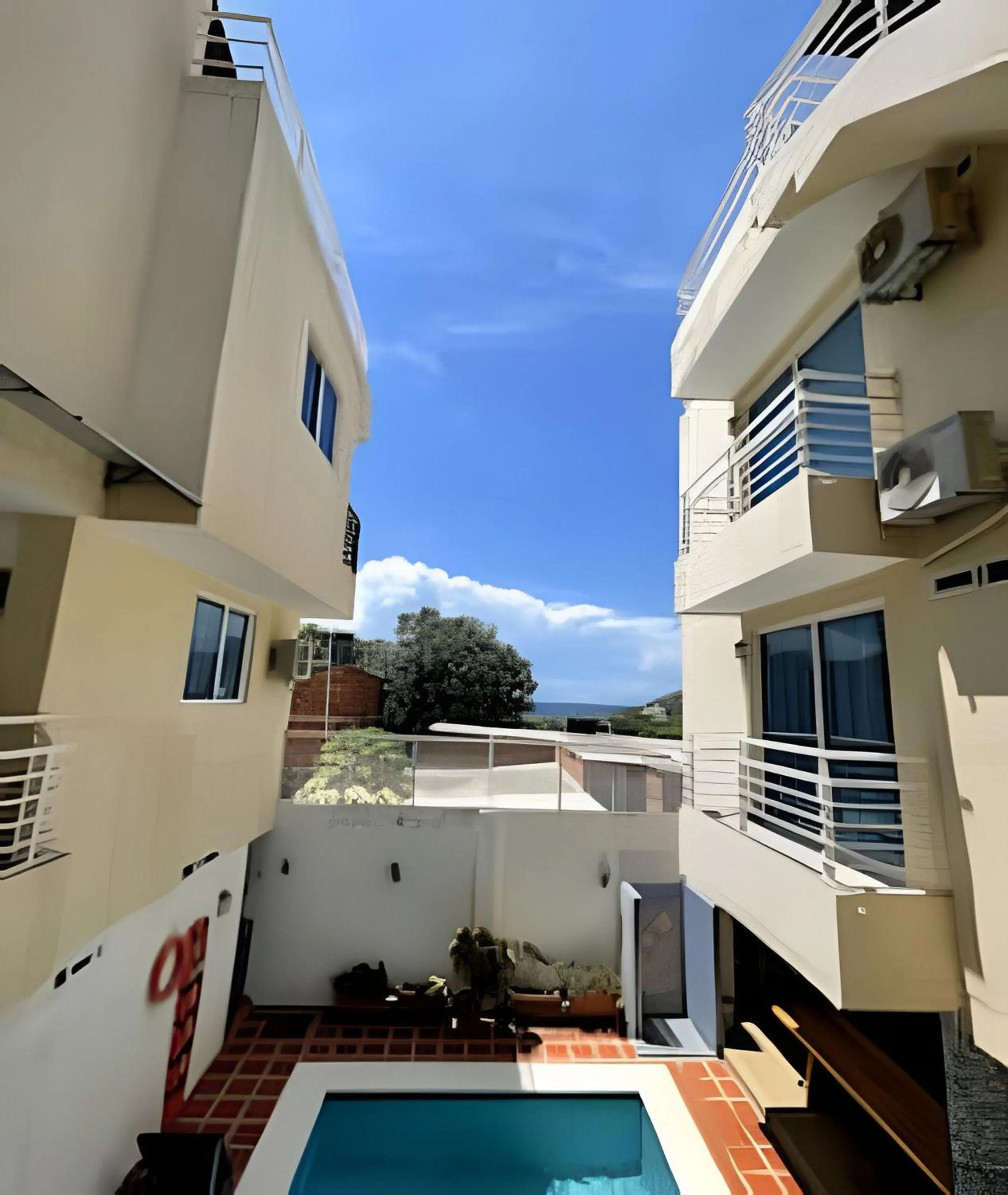 Bed in Casa Luna Hotel