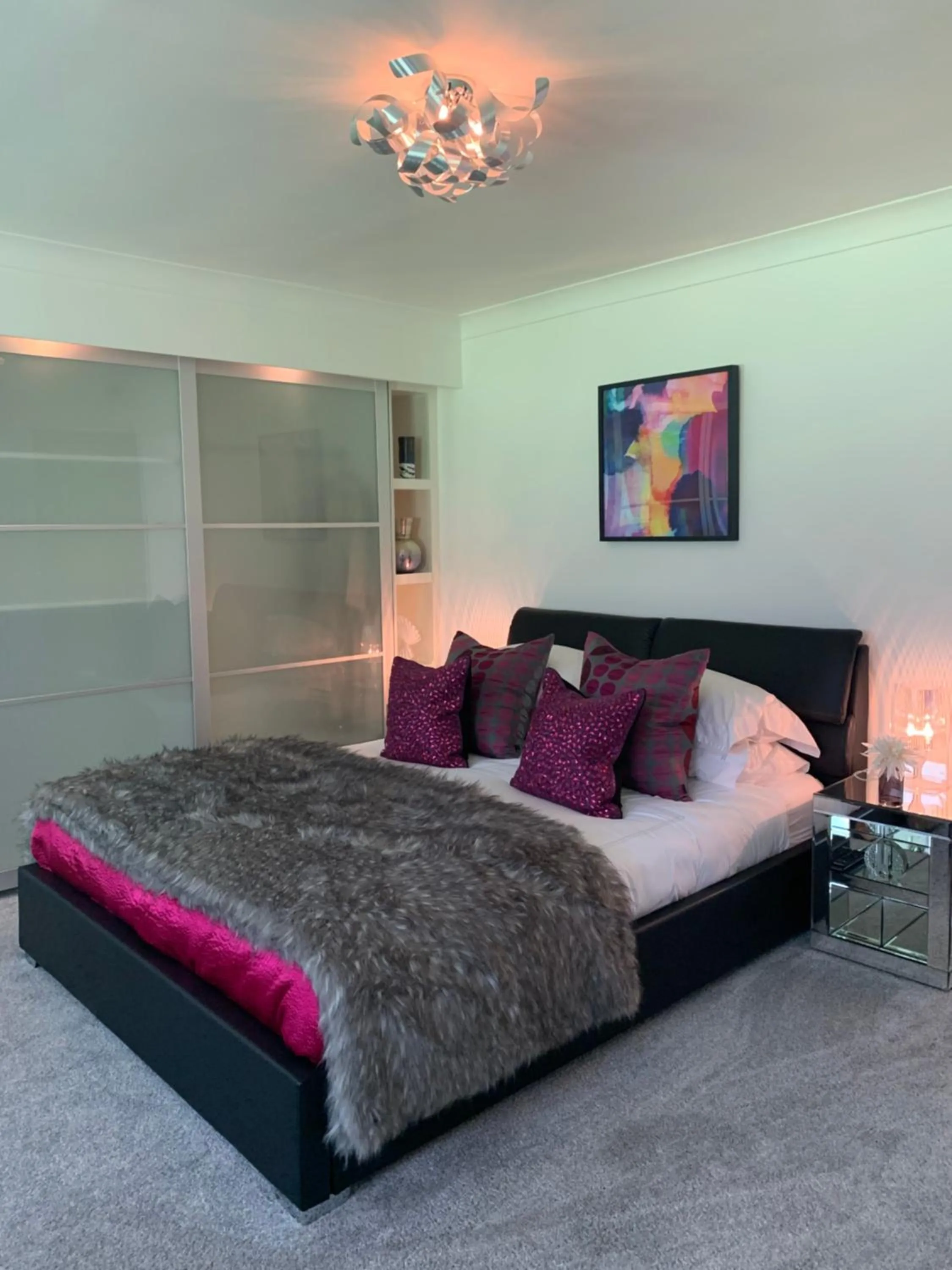 Bed in Invercreran Lodge Luxury Bed & Breakfast