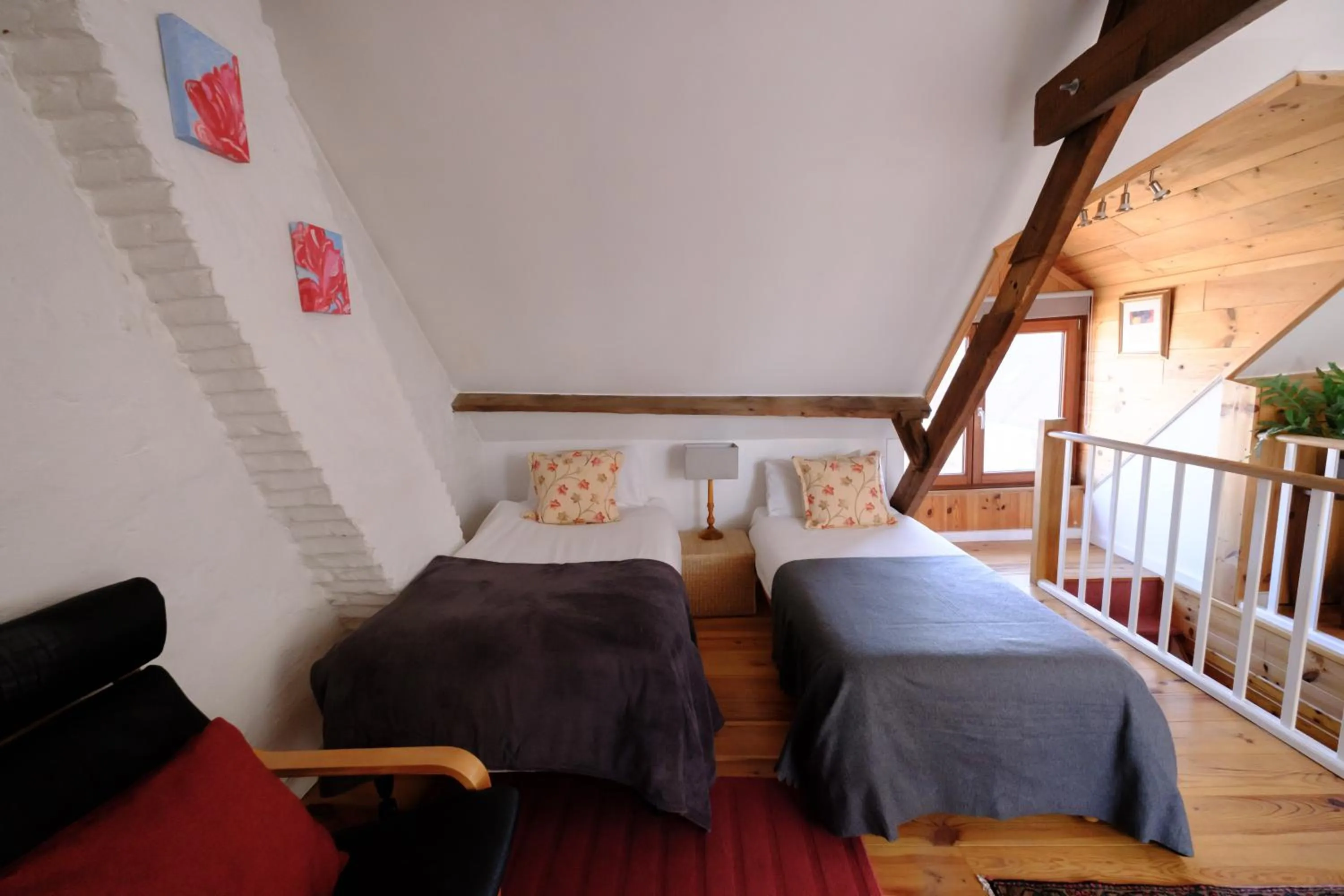 Bed in Collier's BnB