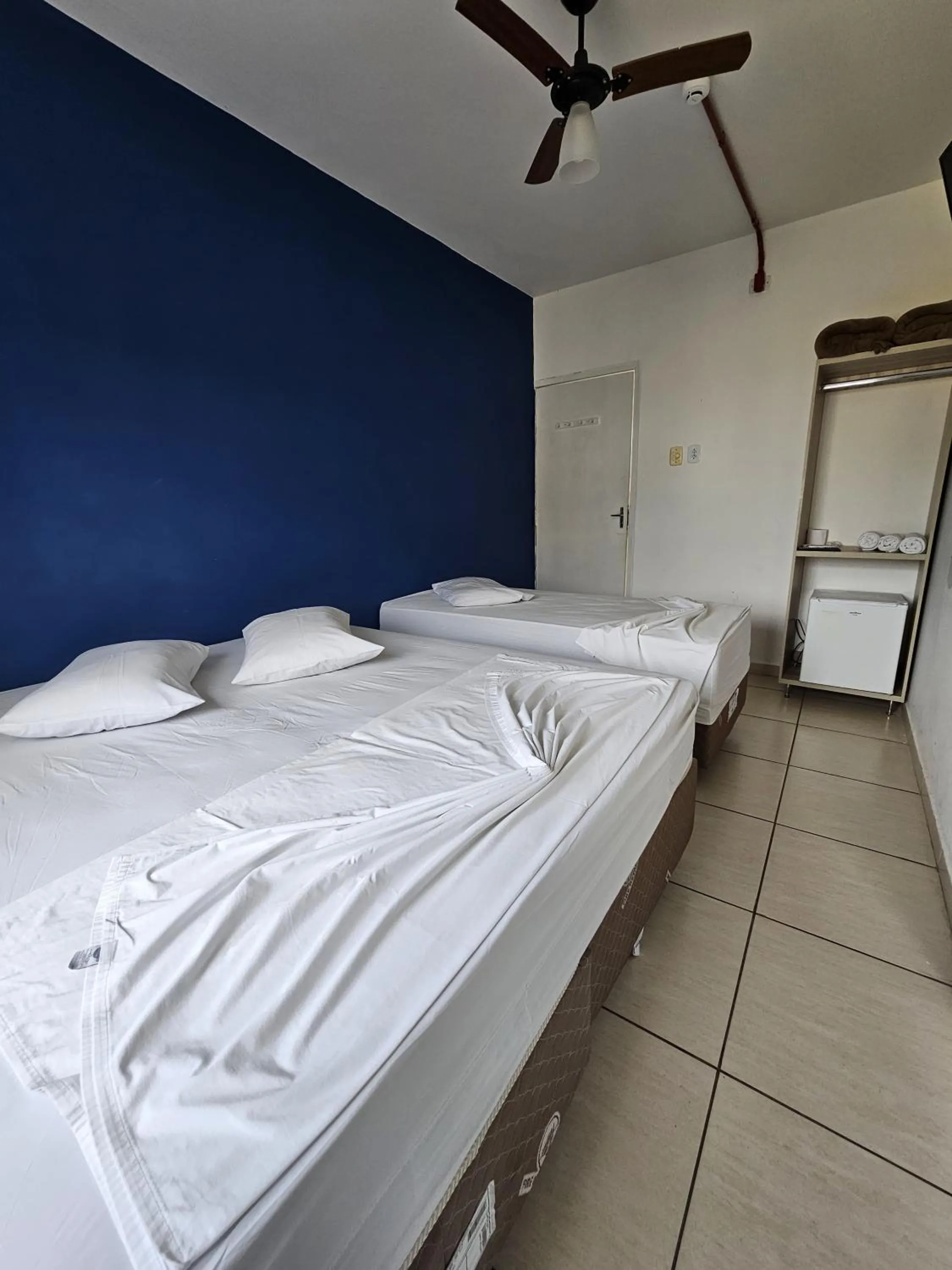 Bed in Hotel Mão de Fatima