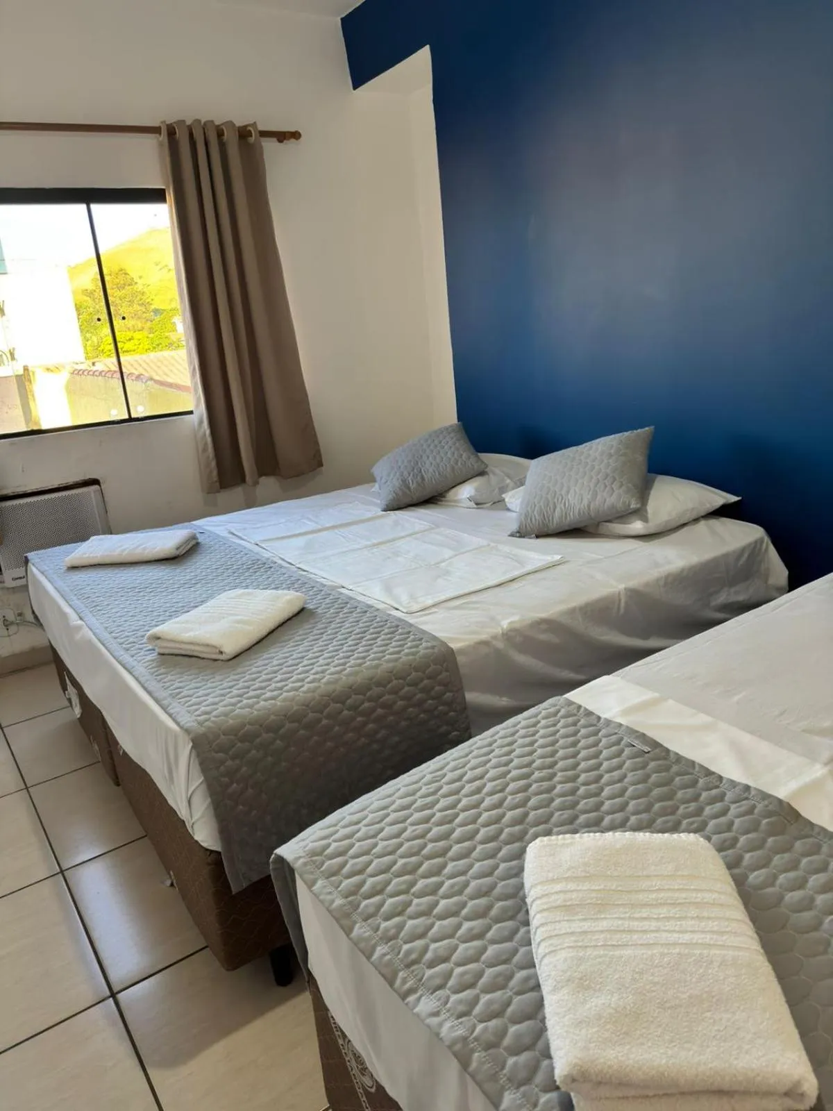 Bed in Hotel Mão de Fatima