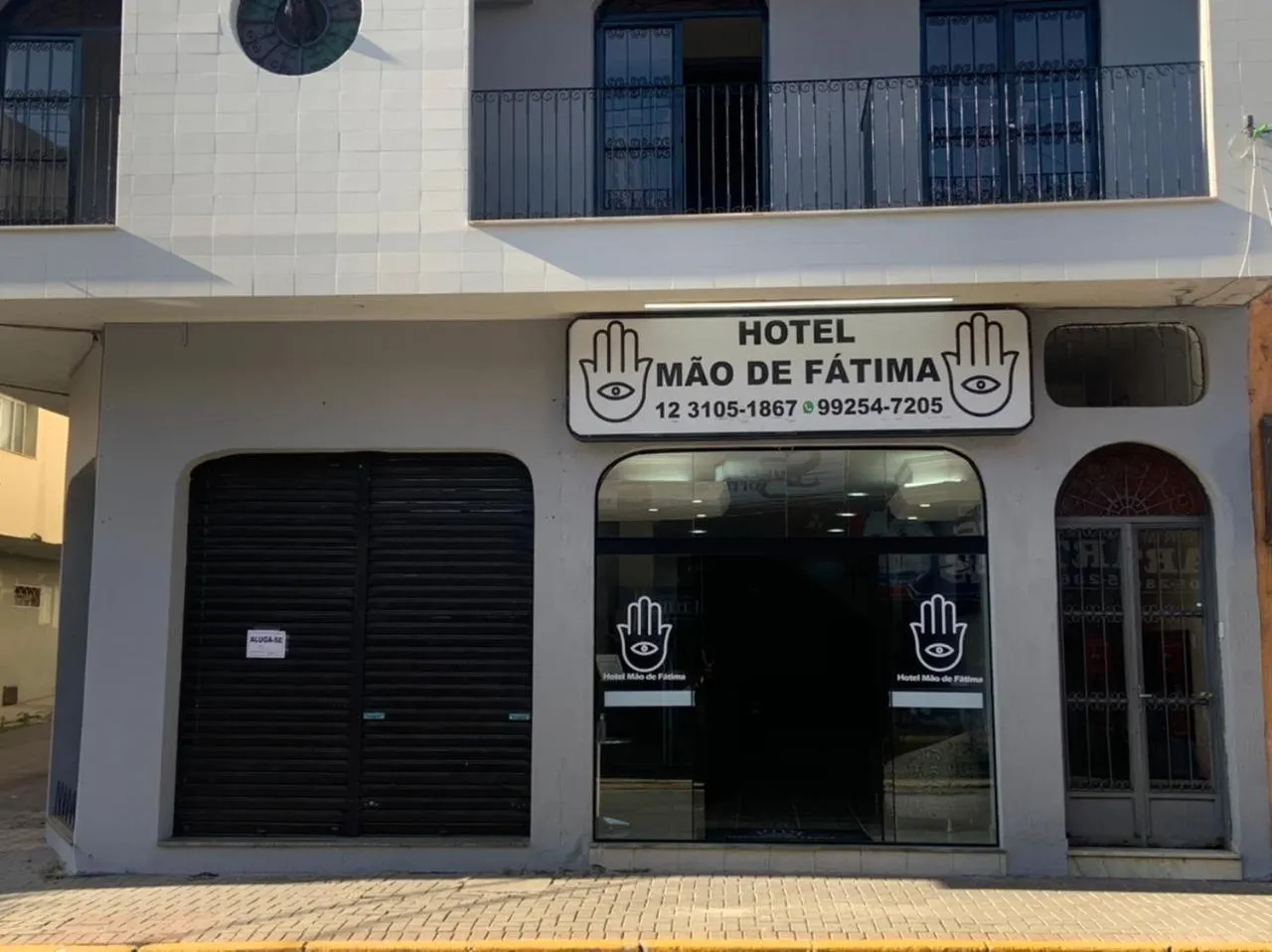 Facade/entrance in Hotel Mão de Fatima