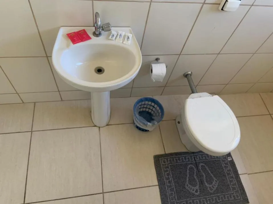 Bathroom in Hotel Mão de Fatima