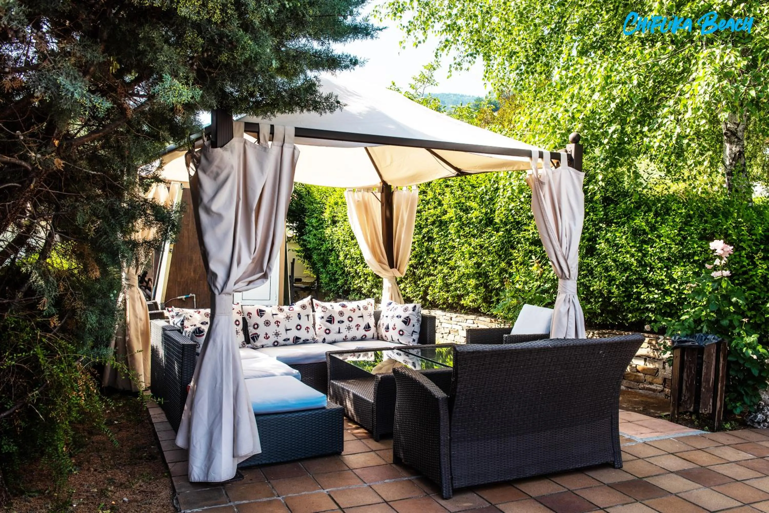 Garden in Chiflika Family Hotel