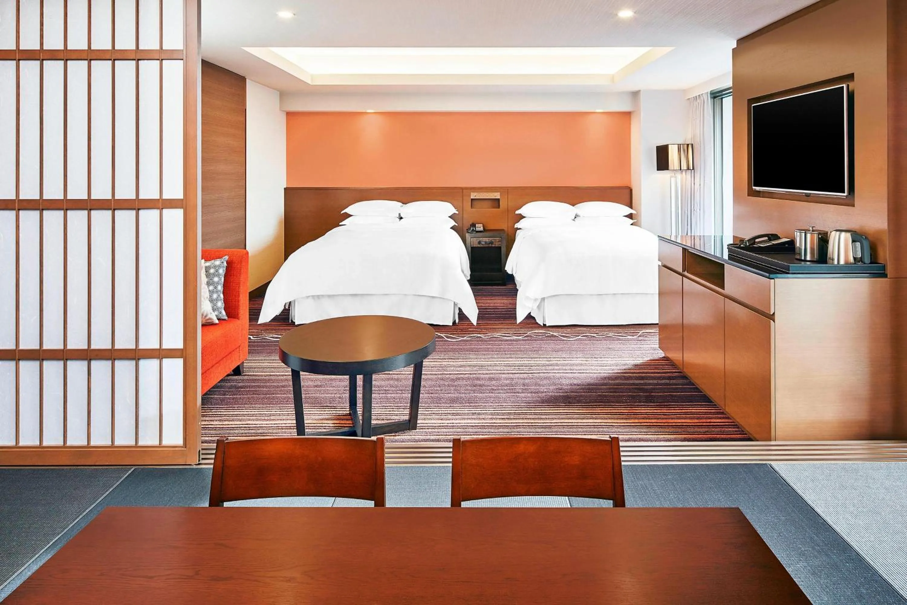 Bedroom in Sheraton Grande Tokyo Bay Hotel