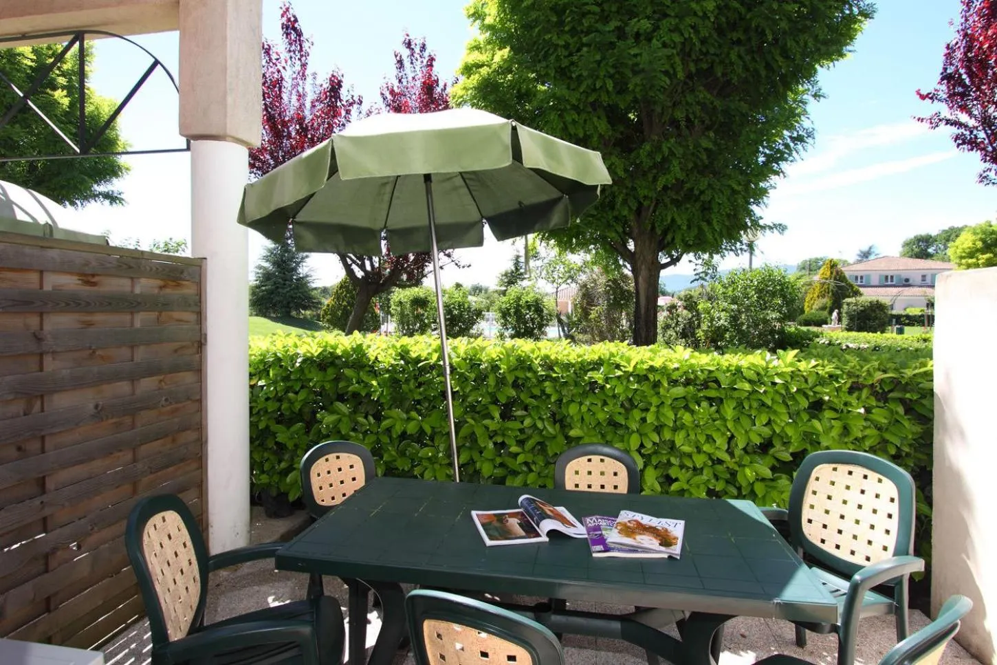 Balcony/Terrace in Le Champ d'Eysson Aparthotel