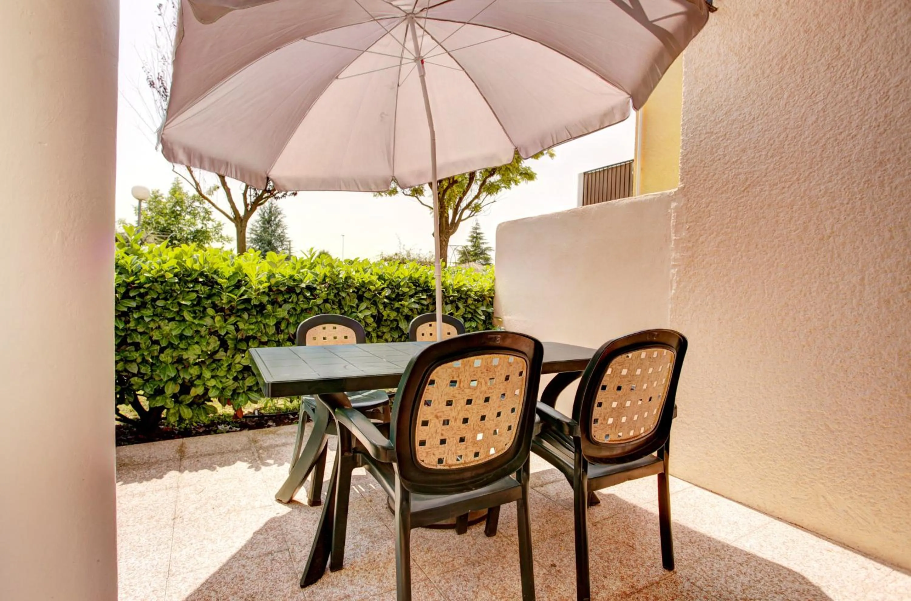 Balcony/Terrace in Le Champ d'Eysson Aparthotel