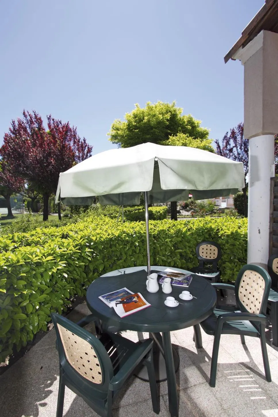 Balcony/Terrace in Le Champ d'Eysson Aparthotel