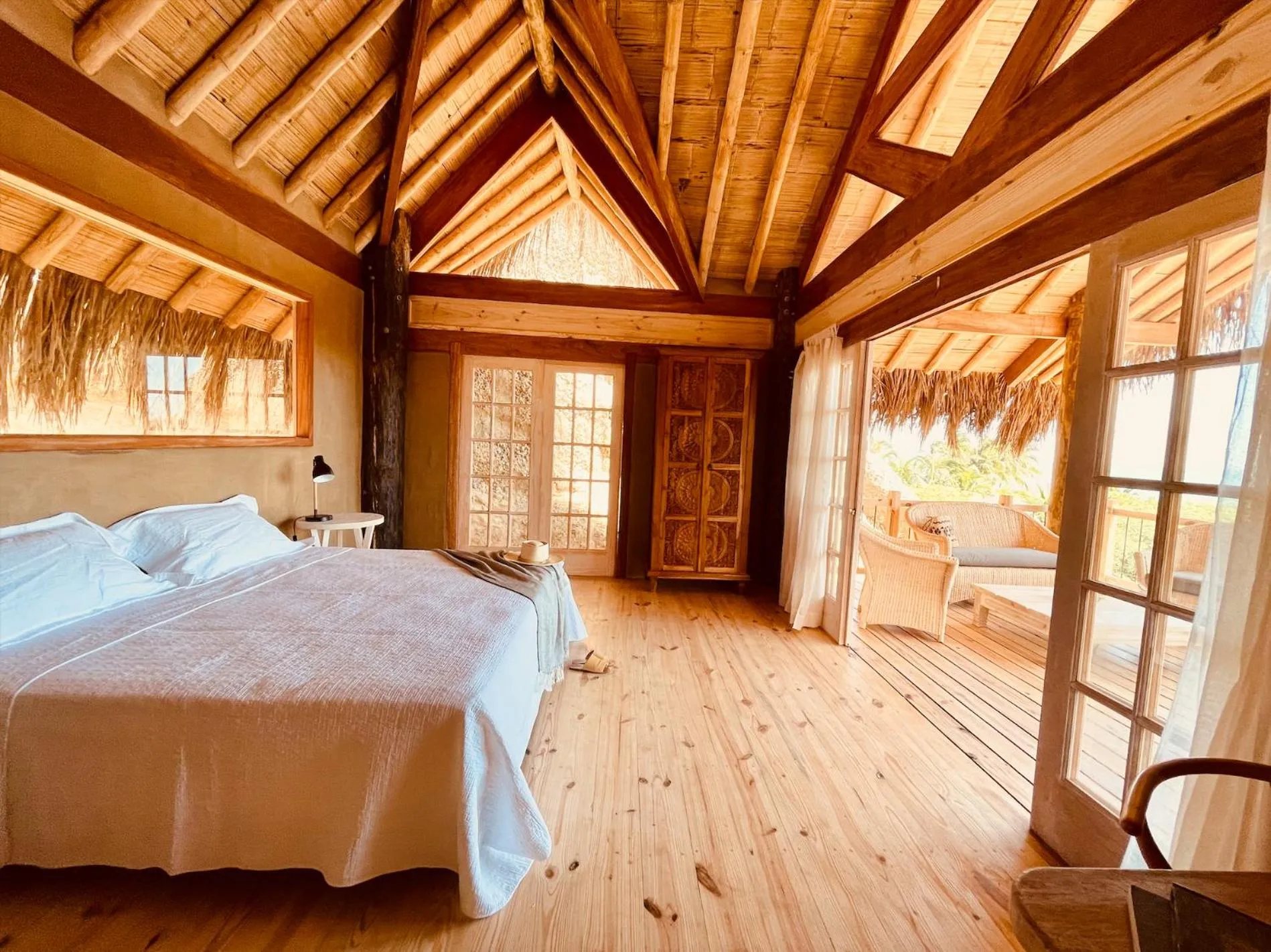 Balcony/Terrace, Bed in Amai Luna