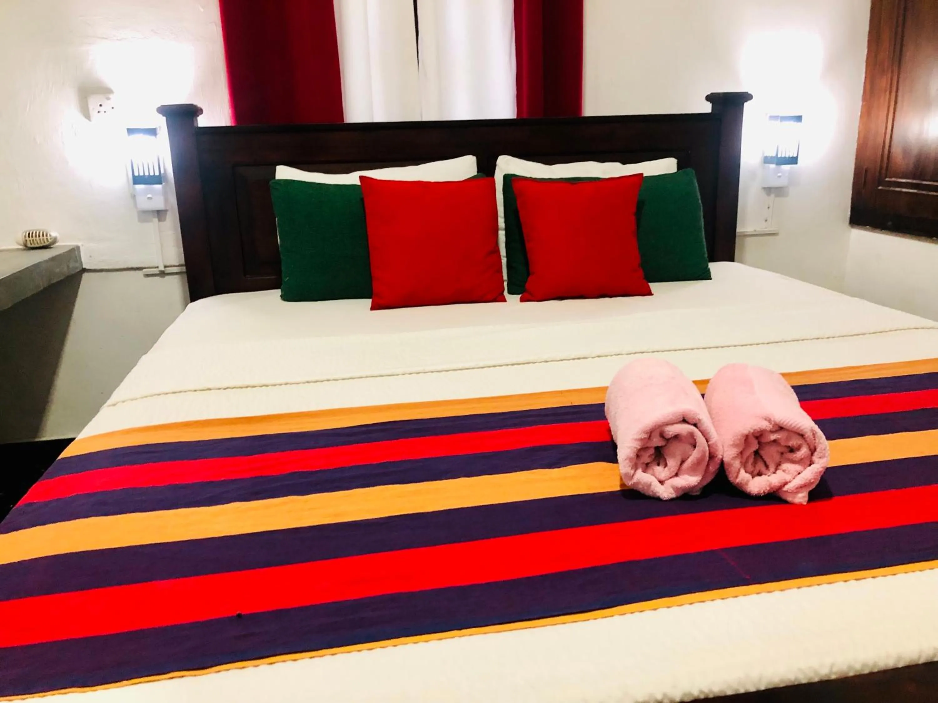 Bed in Bangalawa Resort