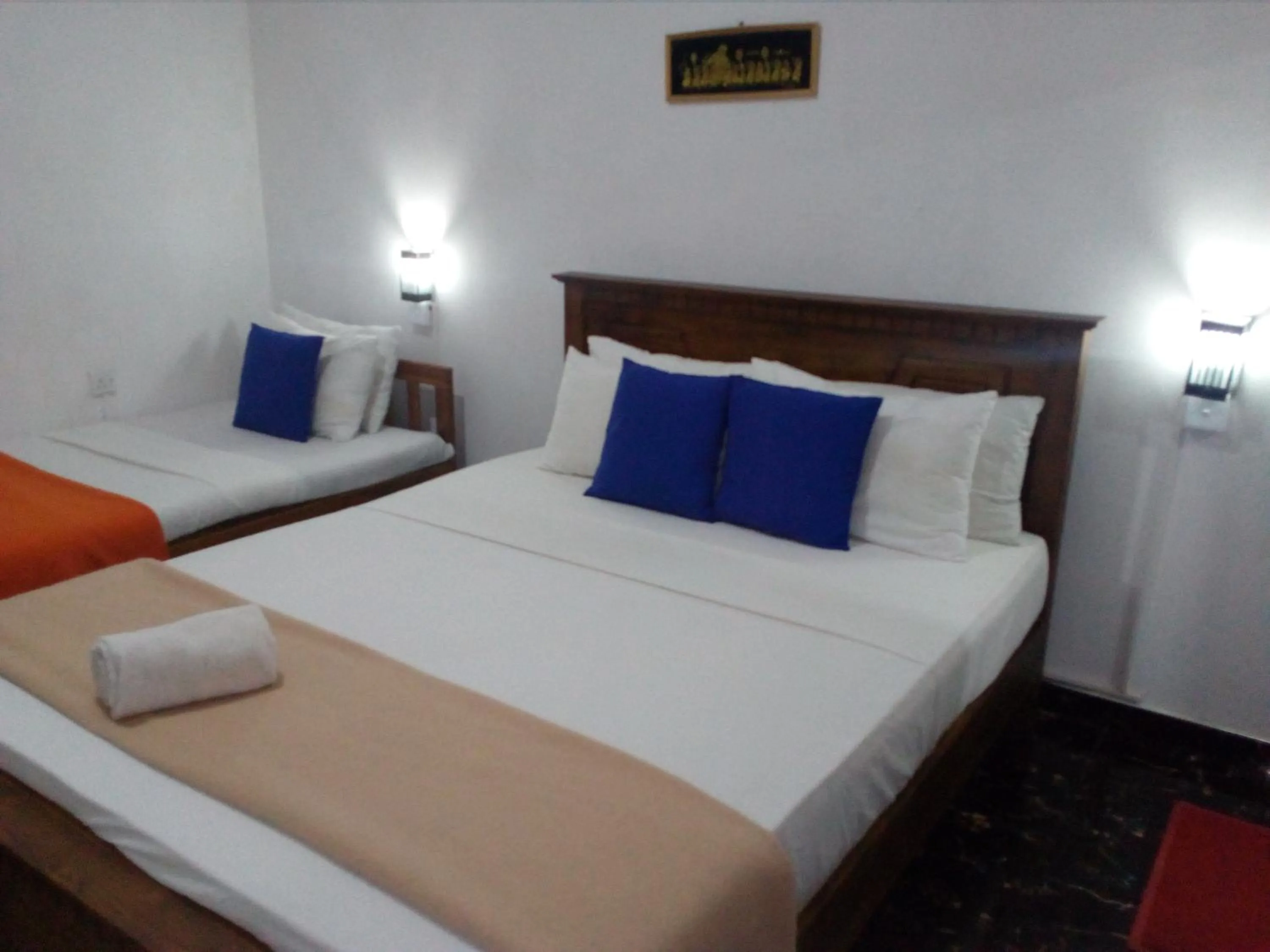 Bed in Bangalawa Resort