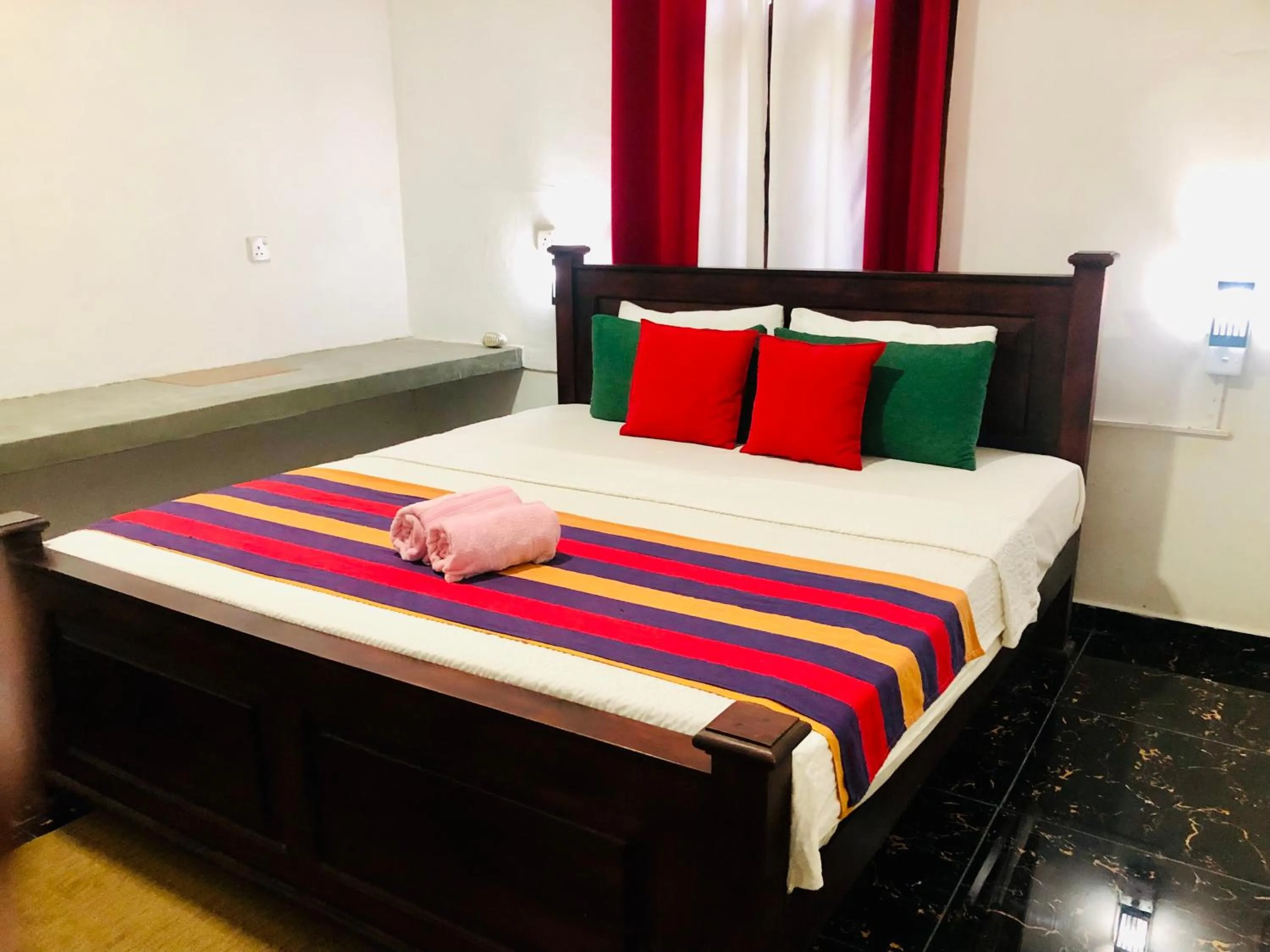 Bed in Bangalawa Resort