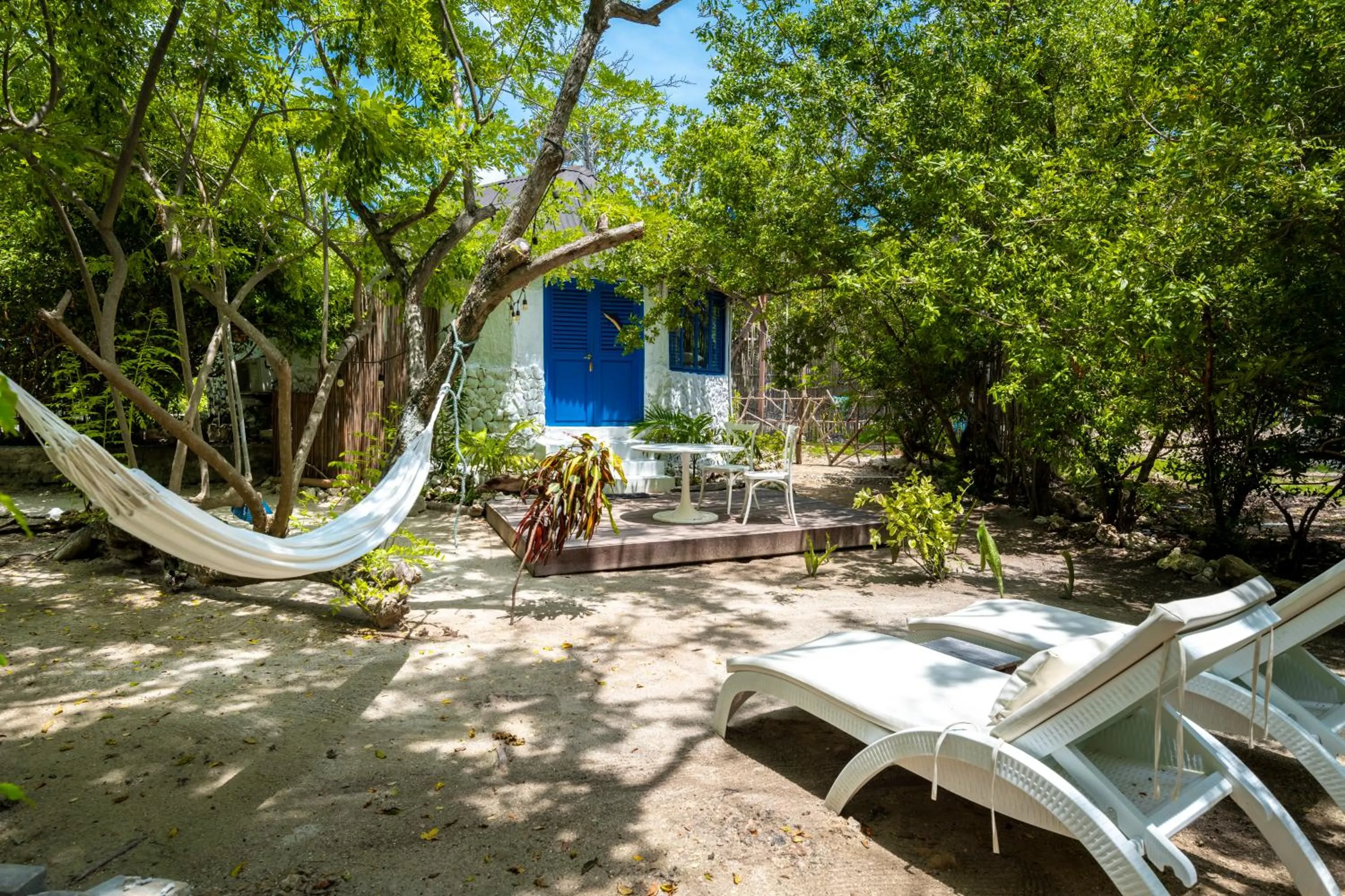 Patio in Hotel Coralina Island