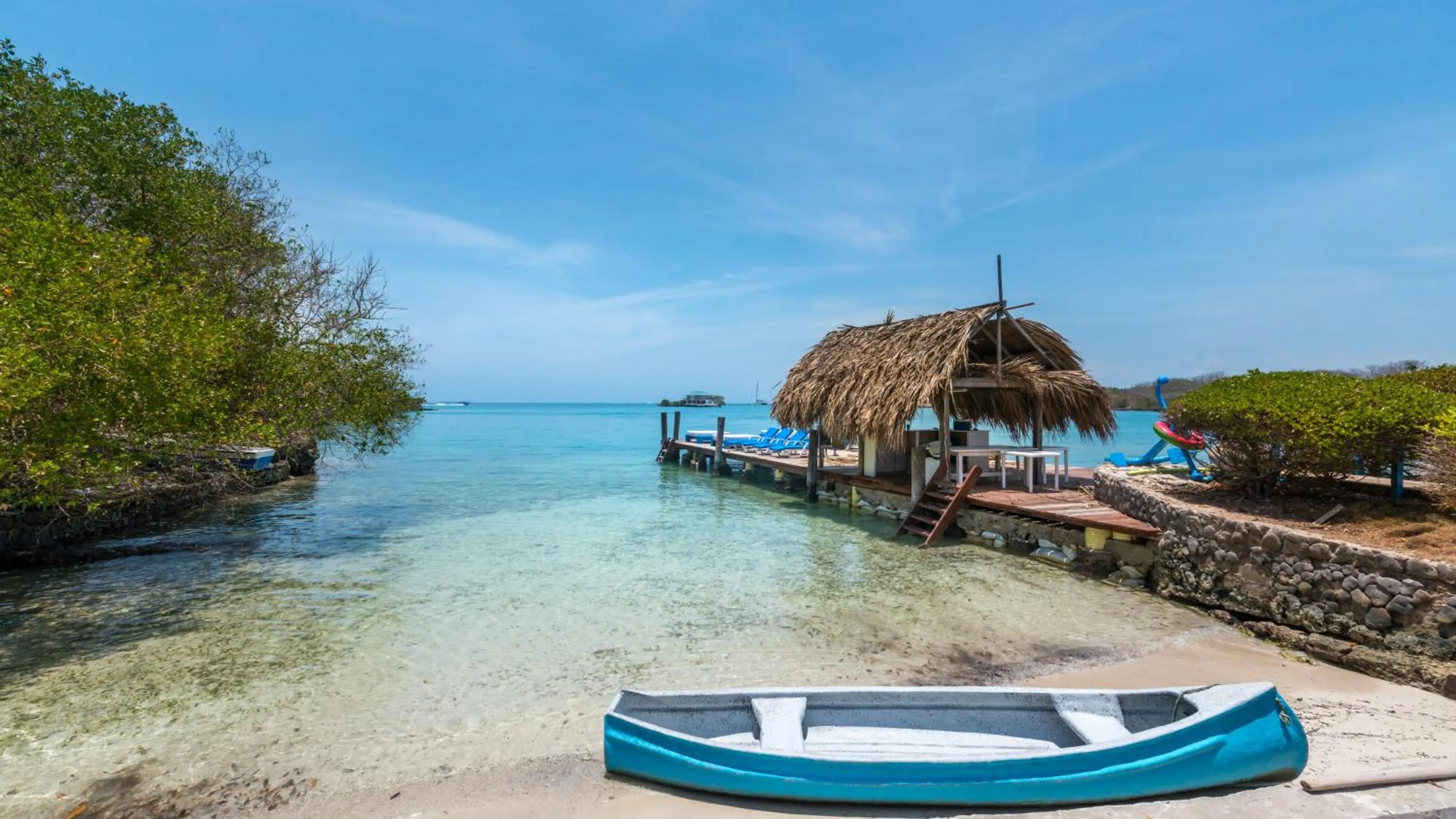 Natural landscape in Hotel Coralina Island