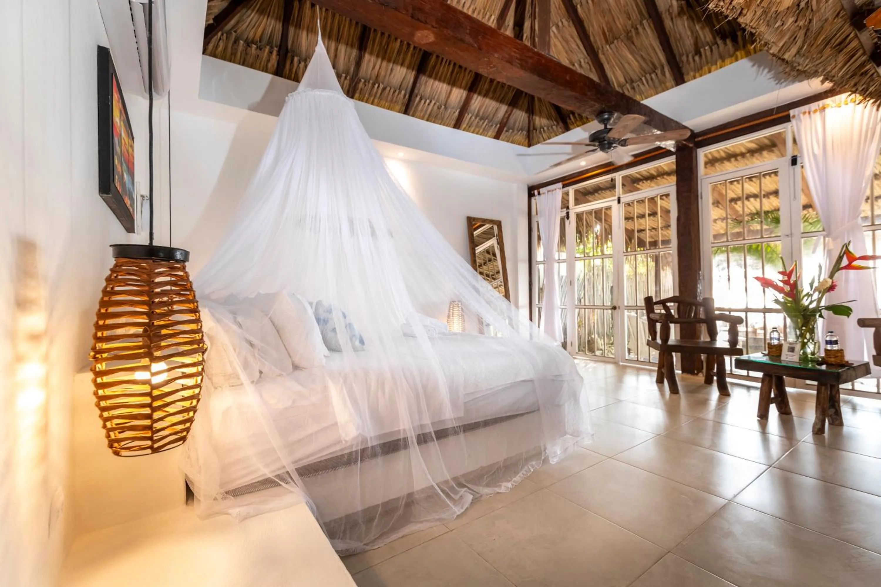 Bed in Hotel Coralina Island