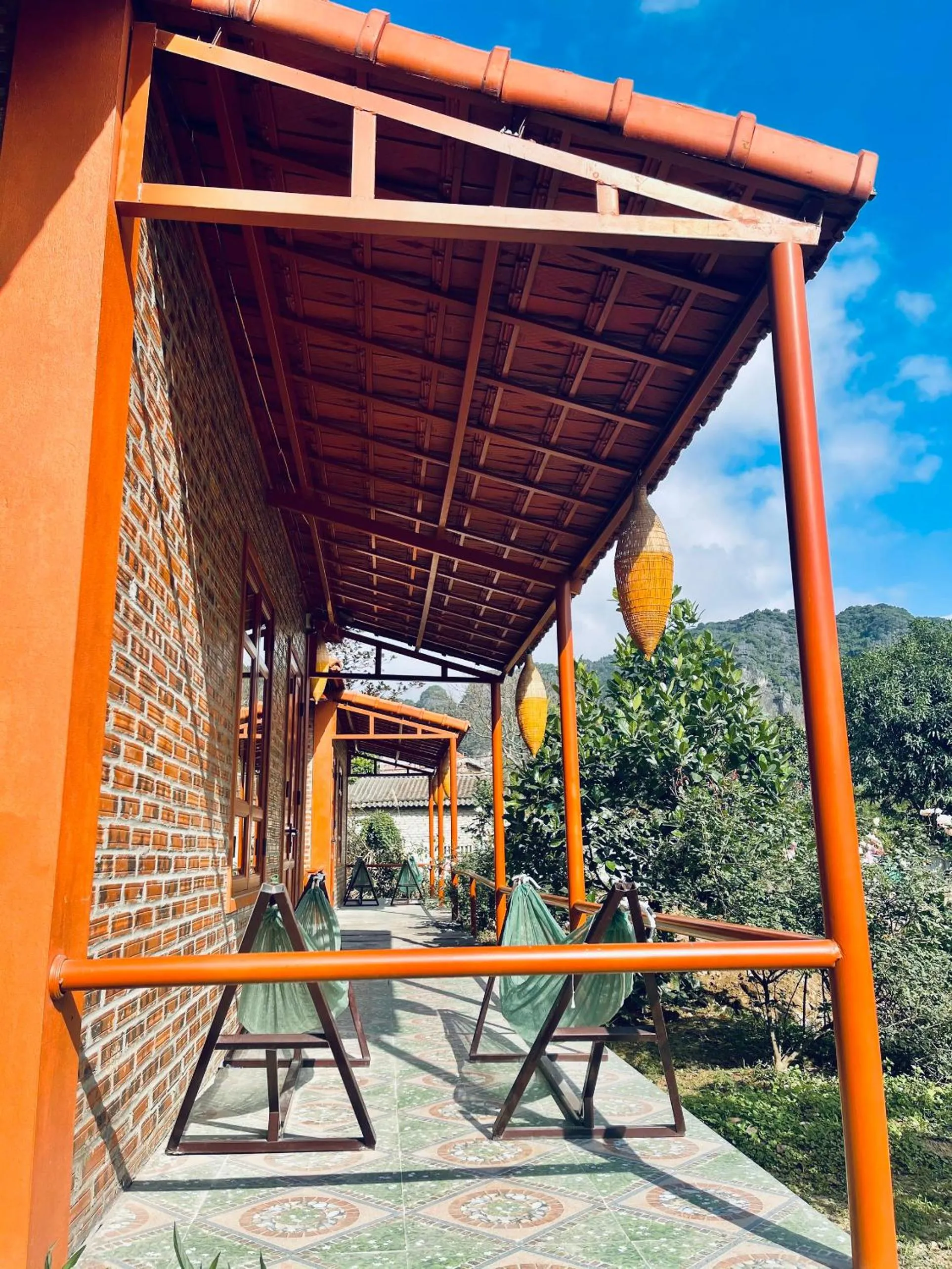 Balcony/Terrace in Trang An Lotus Lake Homestay