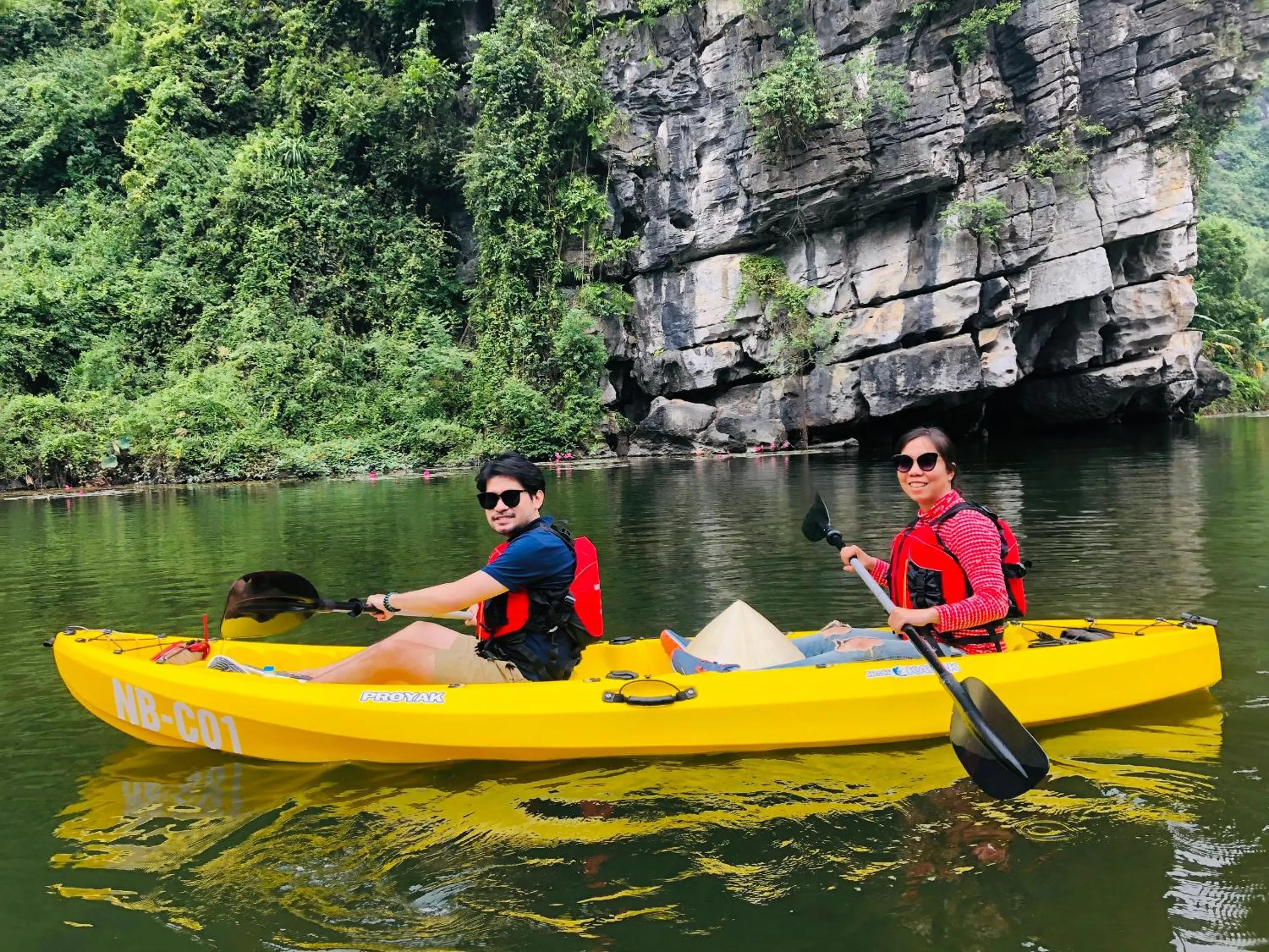 Natural landscape in Trang An Lotus Lake Homestay