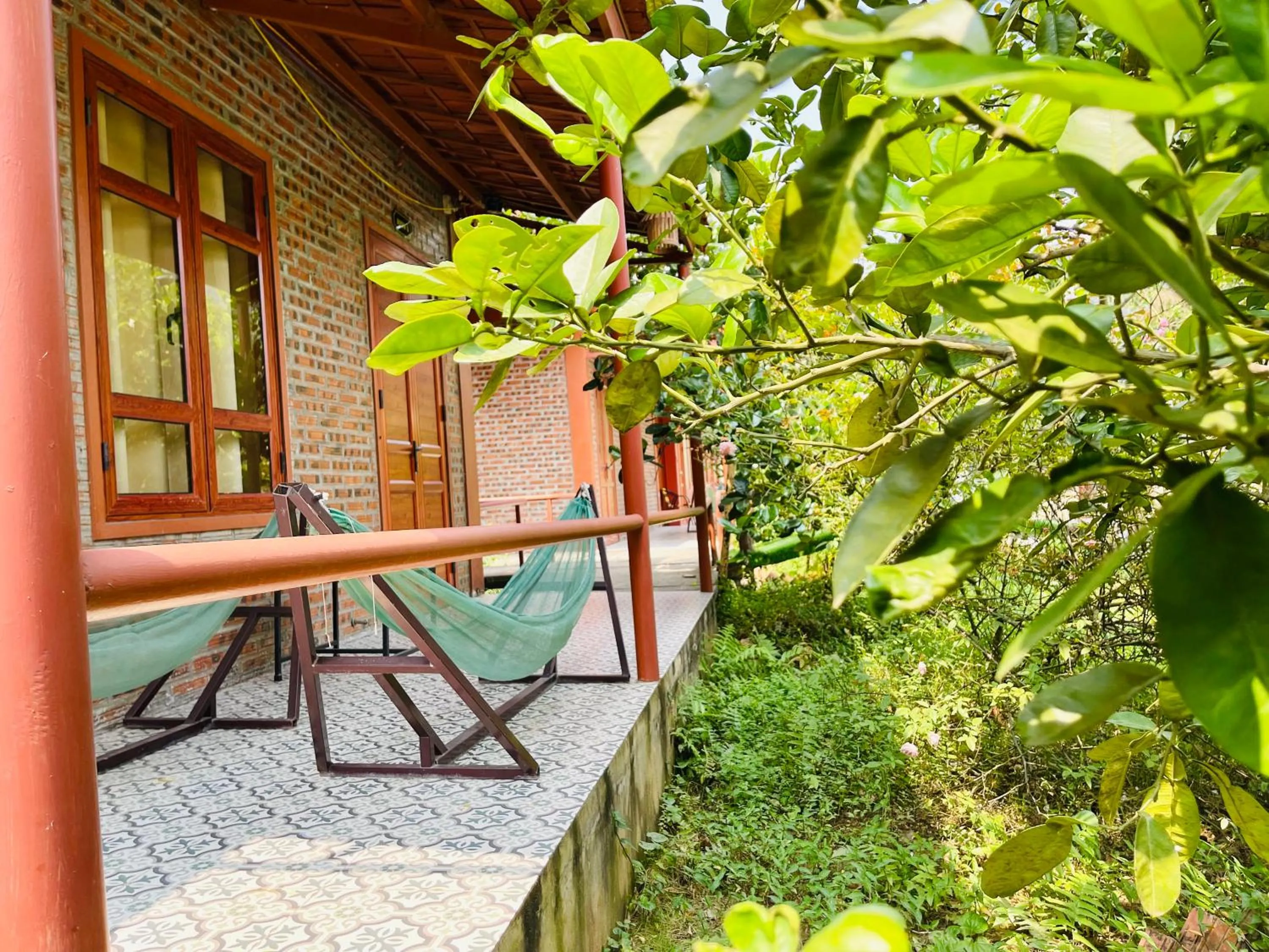 Garden in Trang An Lotus Lake Homestay