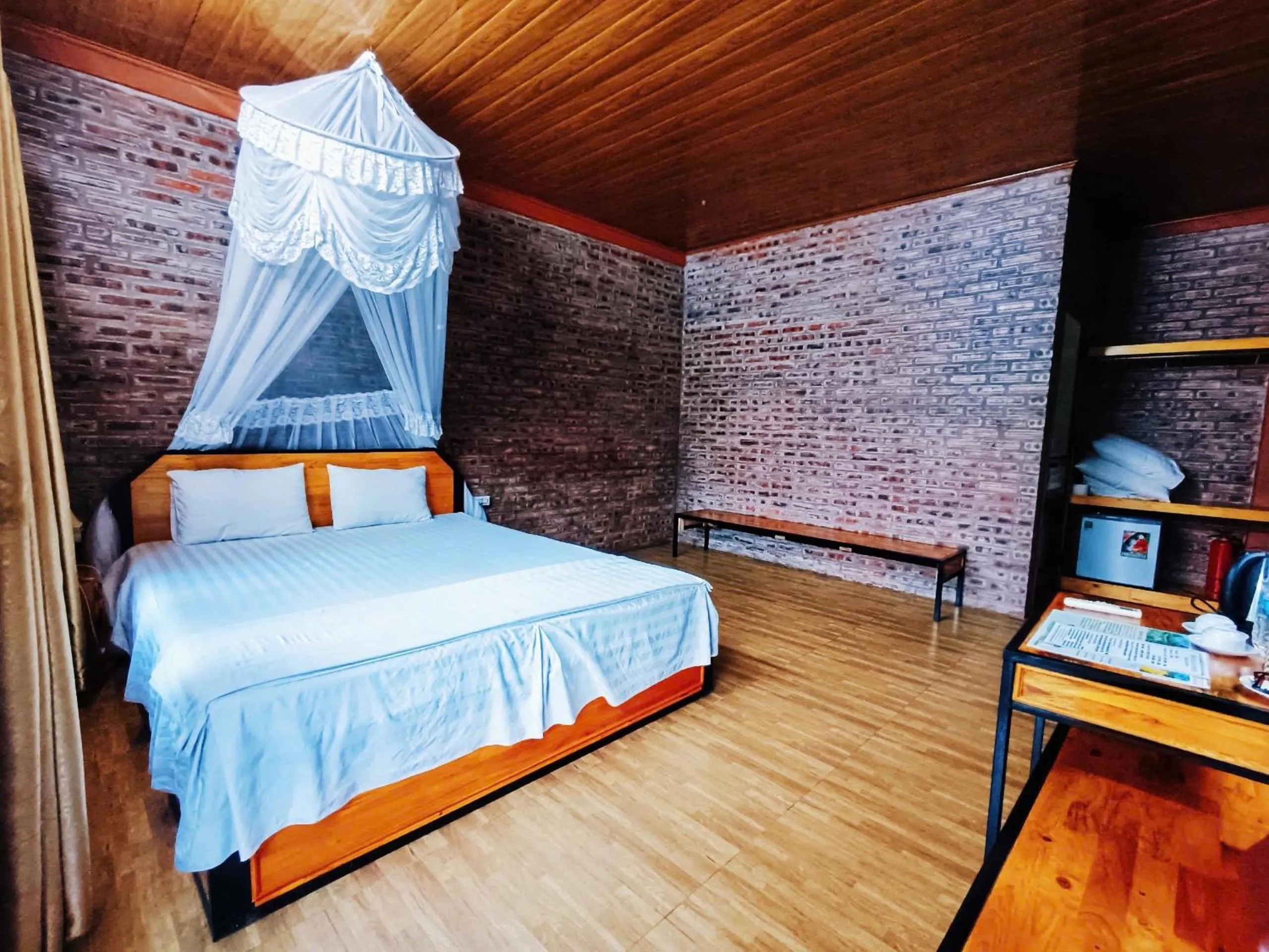 Bed in Trang An Lotus Lake Homestay