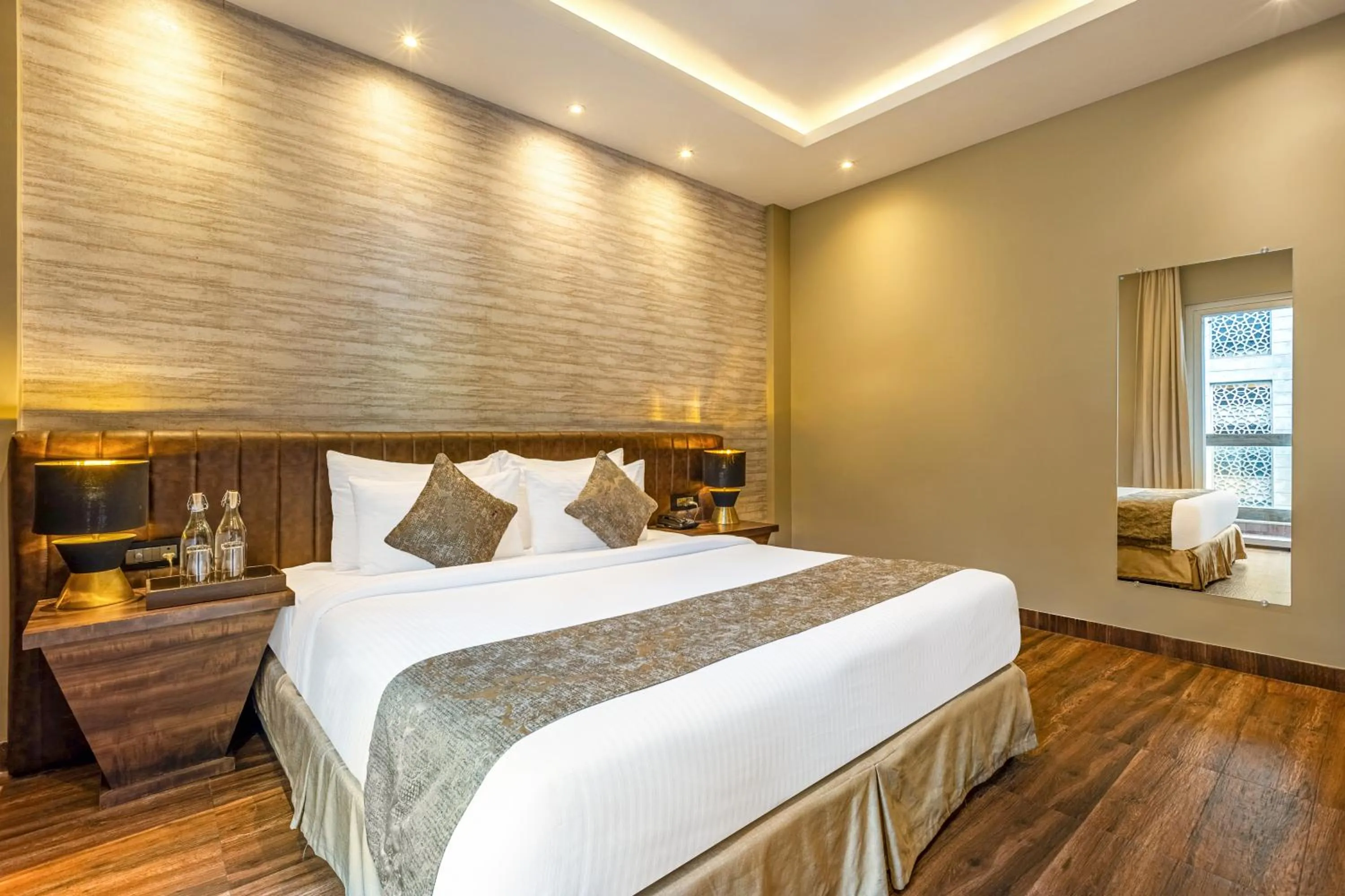 Bed in Sterling Palm Bliss Wellness Resort, Rishikesh