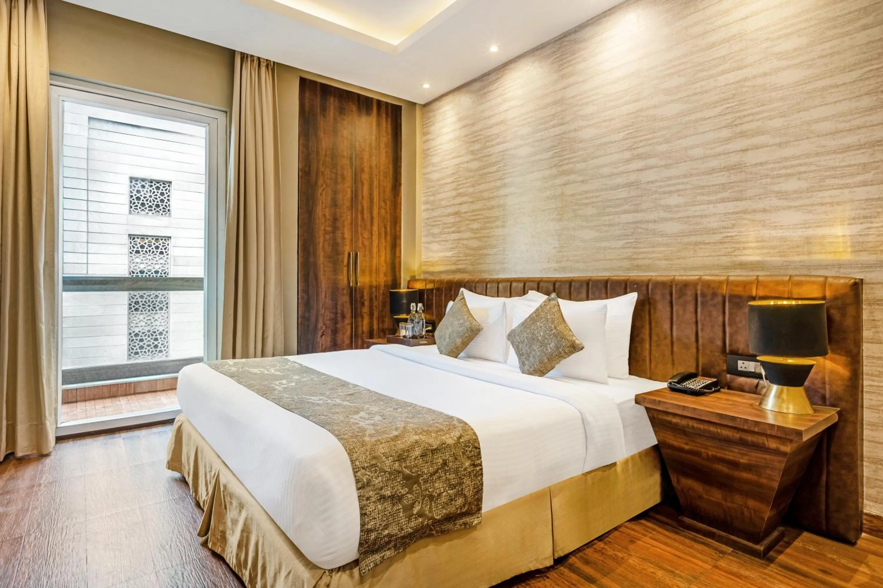 Bedroom, Bed in Sterling Palm Bliss Wellness Resort, Rishikesh